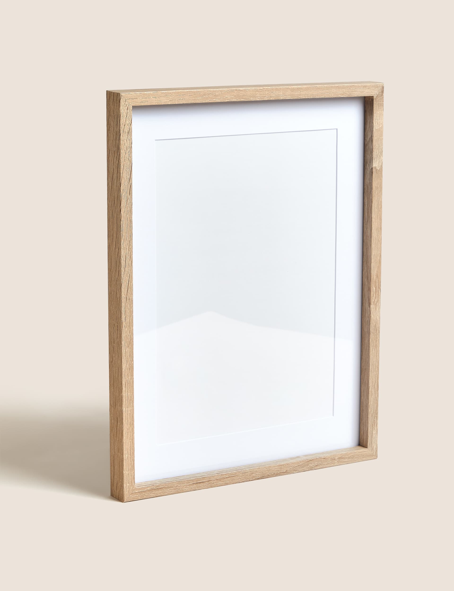 M&S Photo Frame A4 - Natural Mix, Natural Mix,White