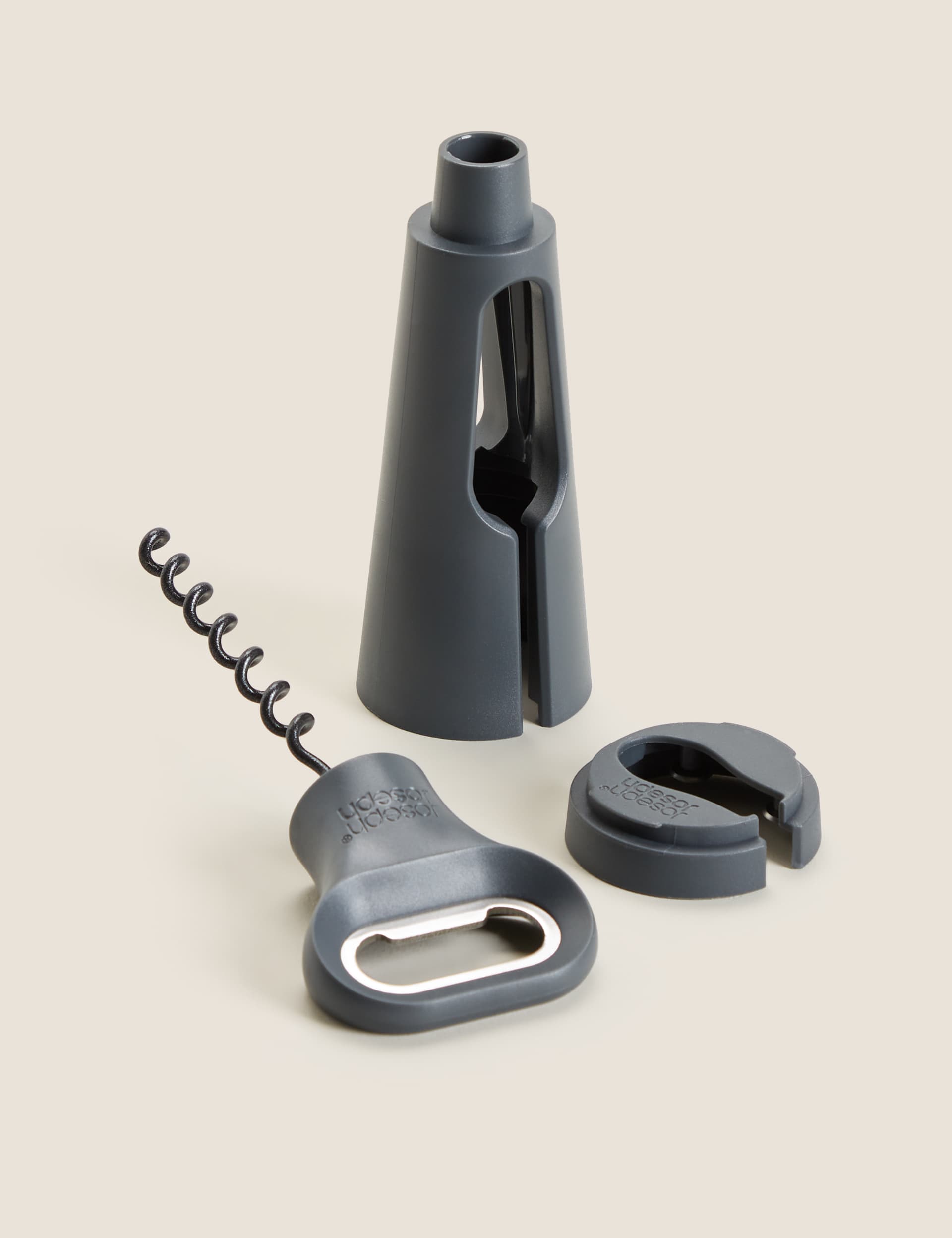 Joseph Joseph BarStar 3-in-1 Corkscrew - Grey, Grey