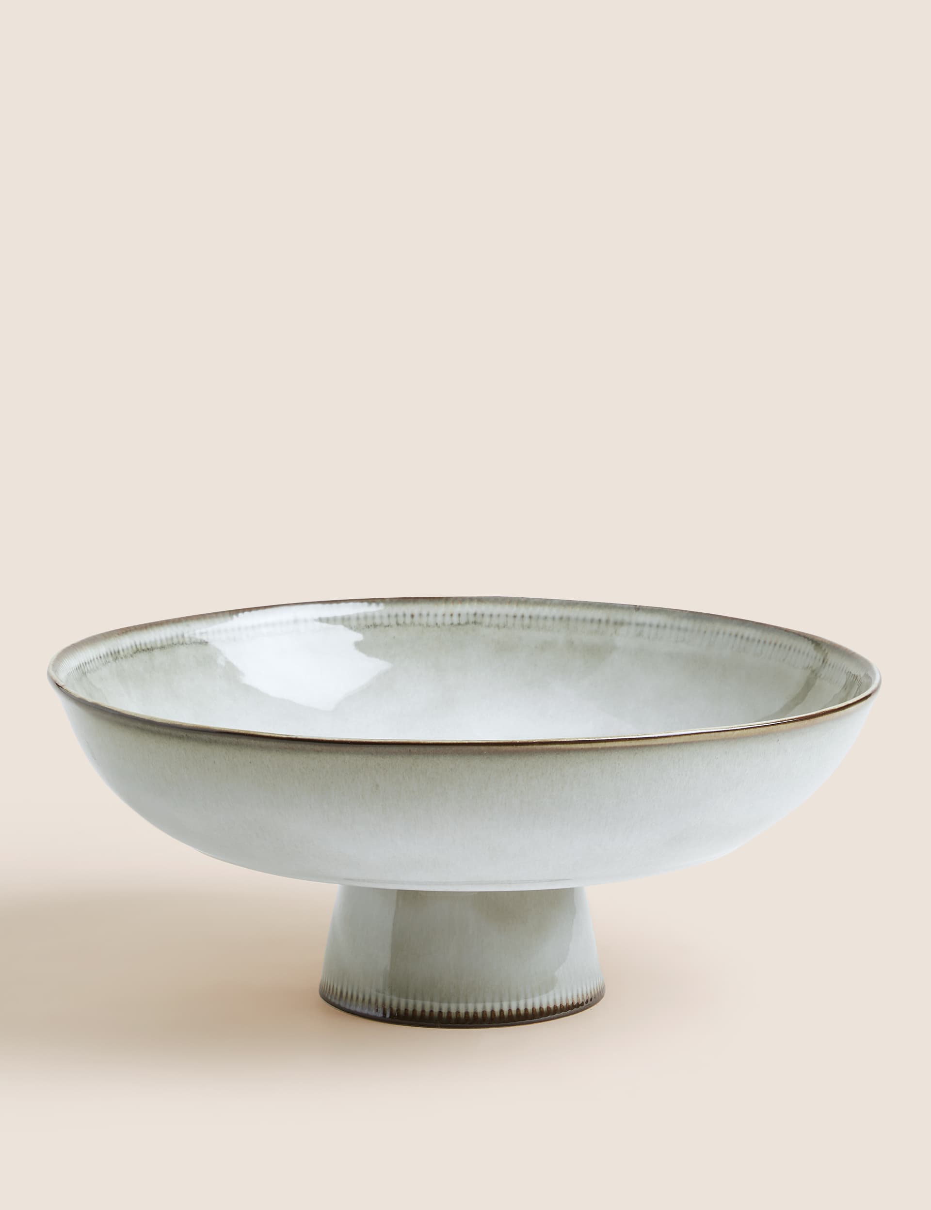 M&S X Fired Earth Stoneware Fruit Bowl