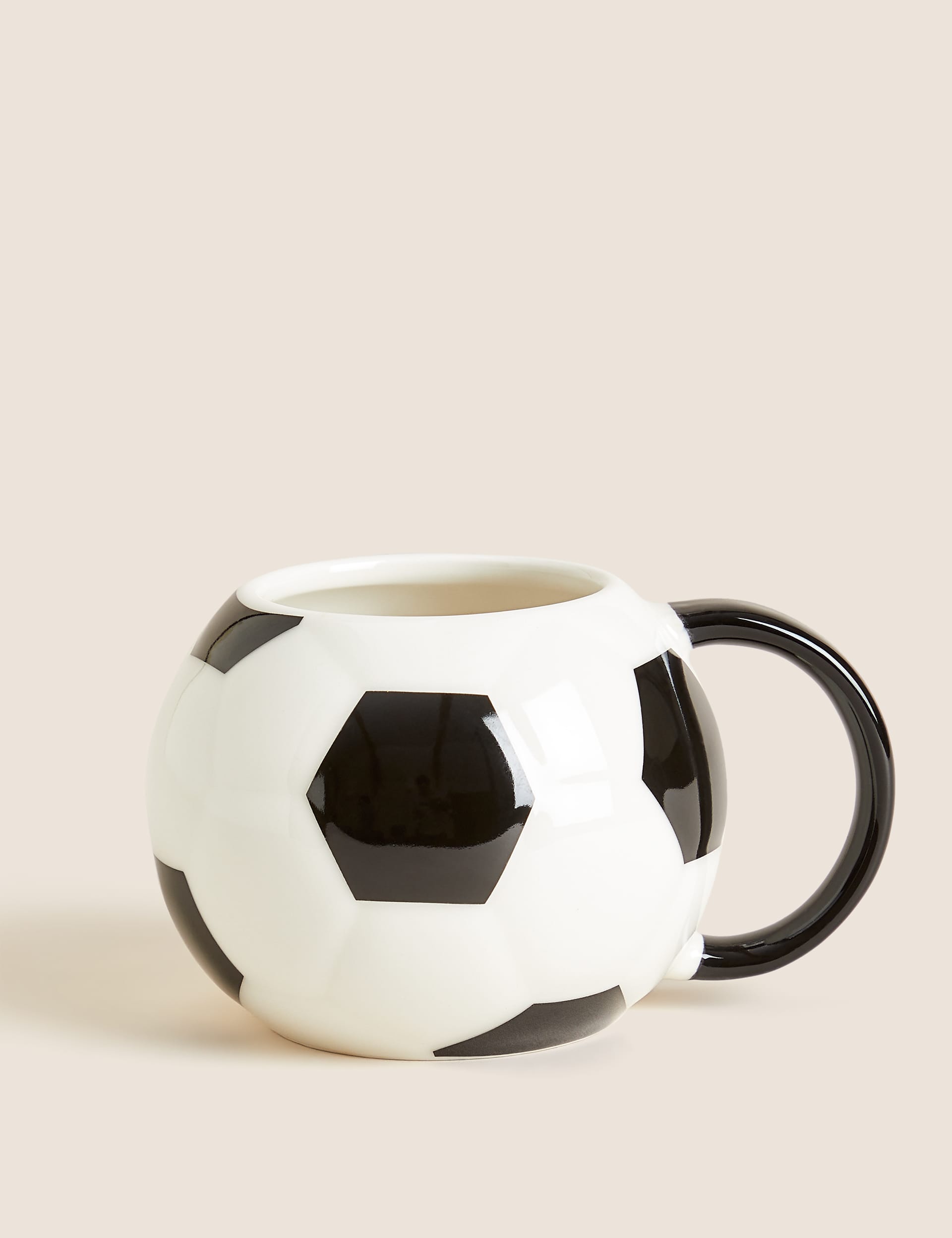 M&S Football Mug - Black Mix, Black Mix