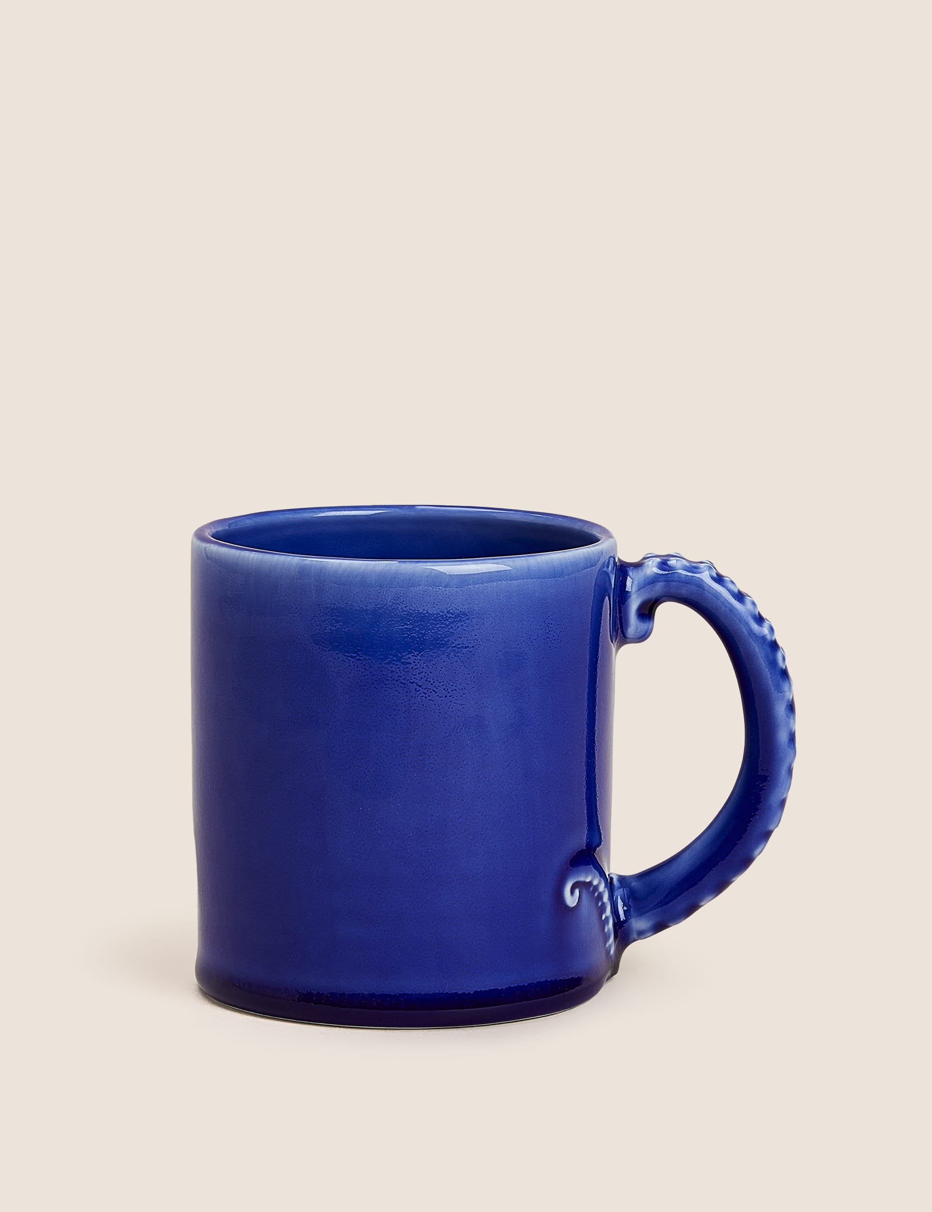 M&S Collection Octopus Mug - Blue, Blue