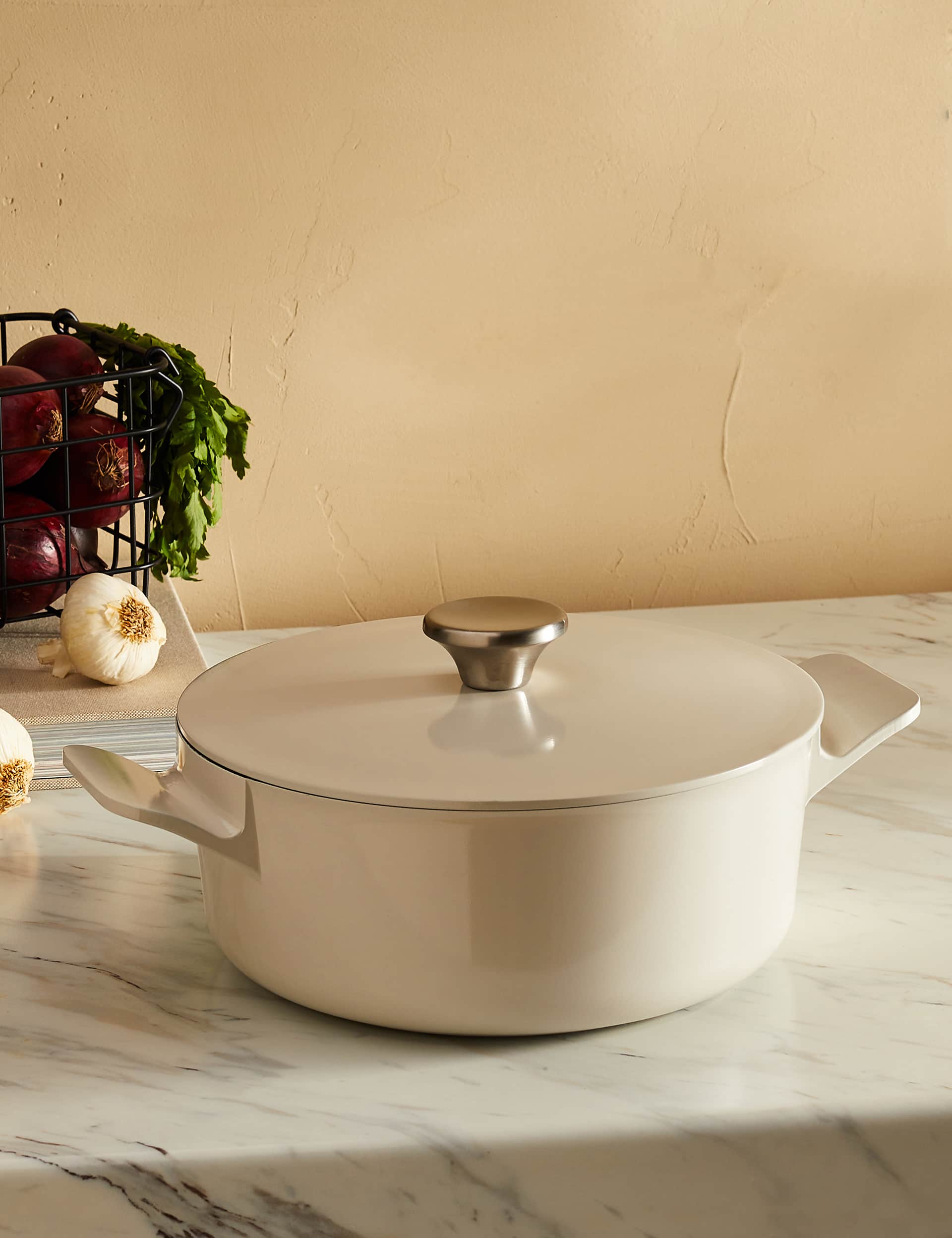 M&S Cast Aluminium 3L Casserole Dish