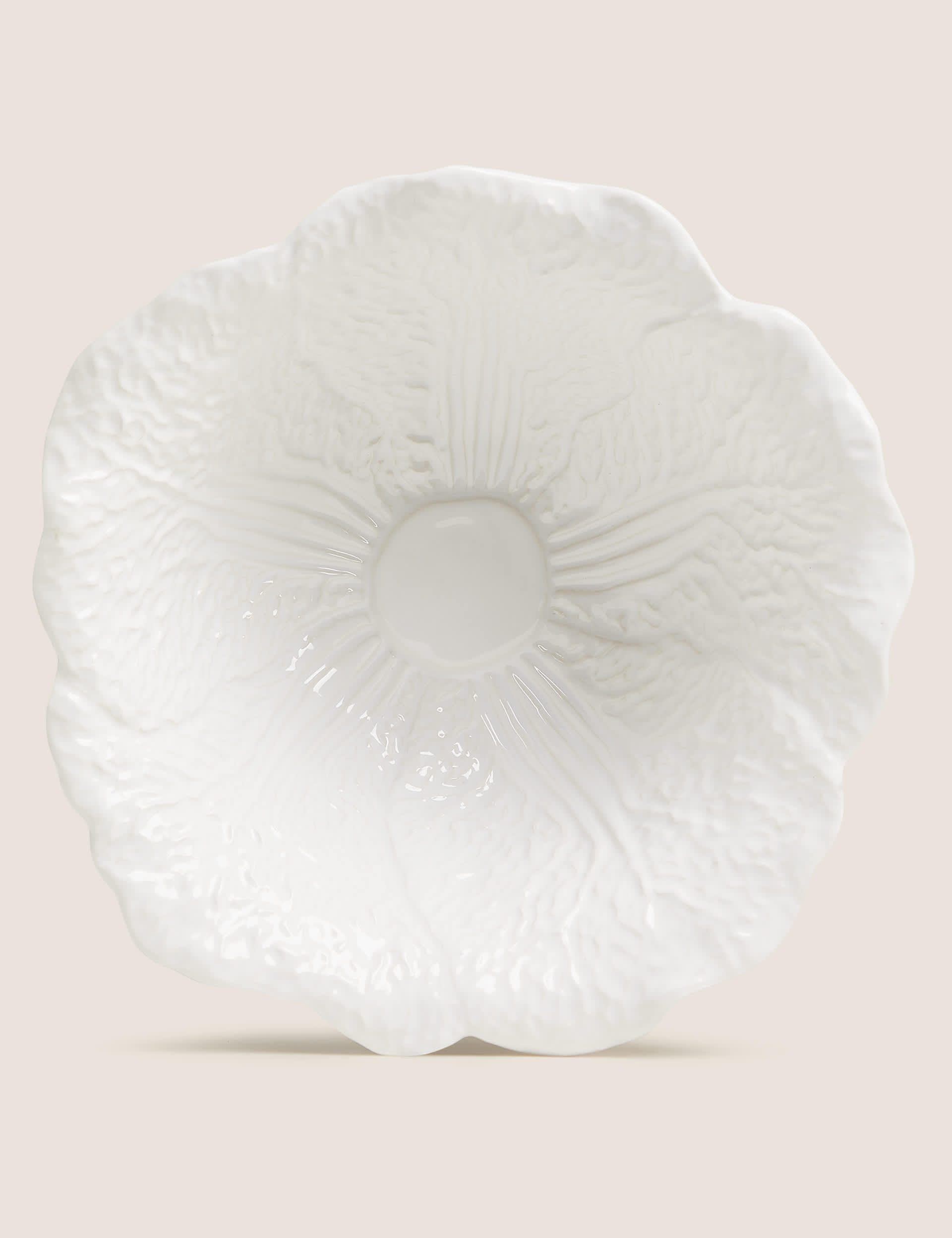 M&S Cabbage Salad Bowl - White, White