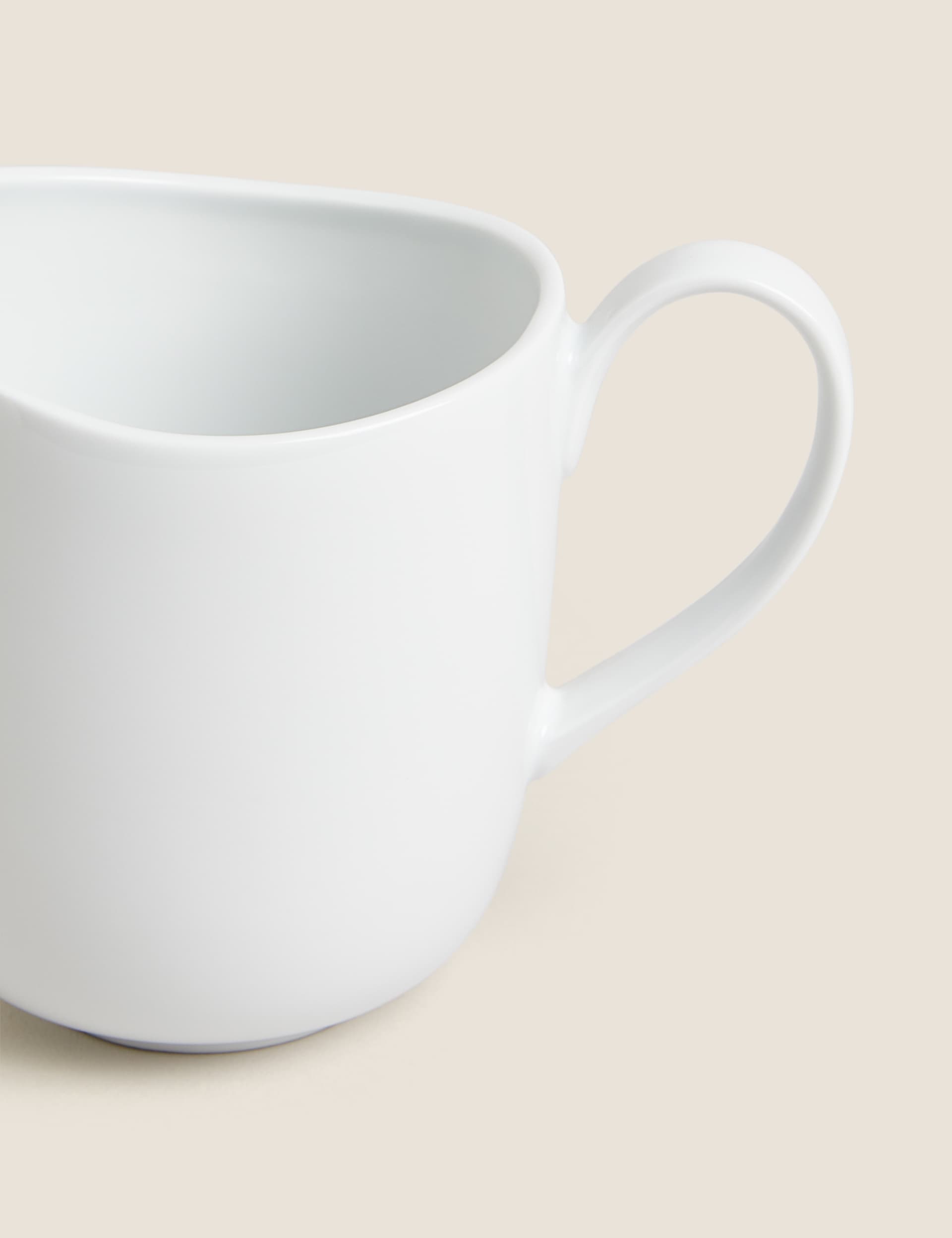 M&S Collection Maxim Large Jug - White, White