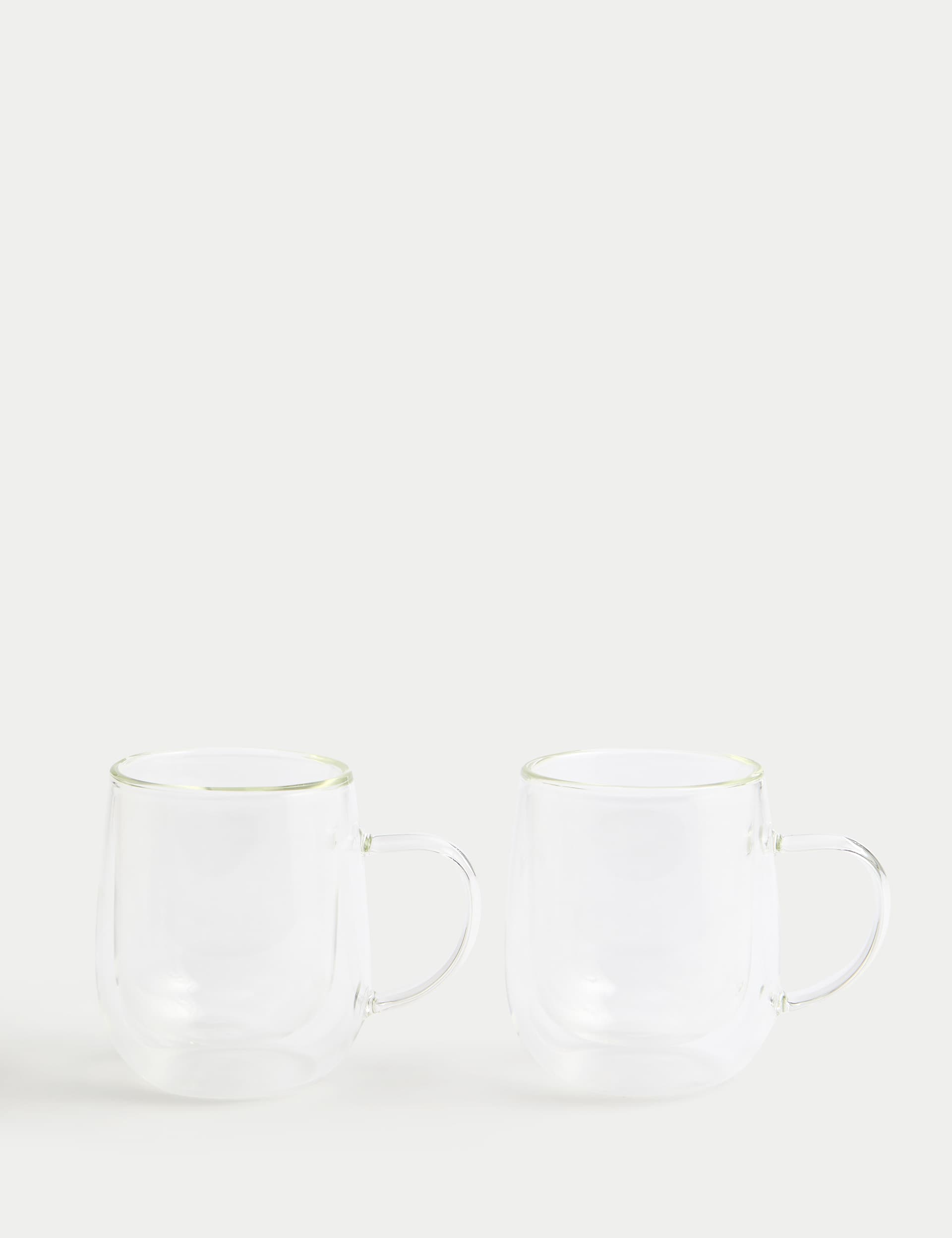 M&S Set of 2 Double Wall Mugs