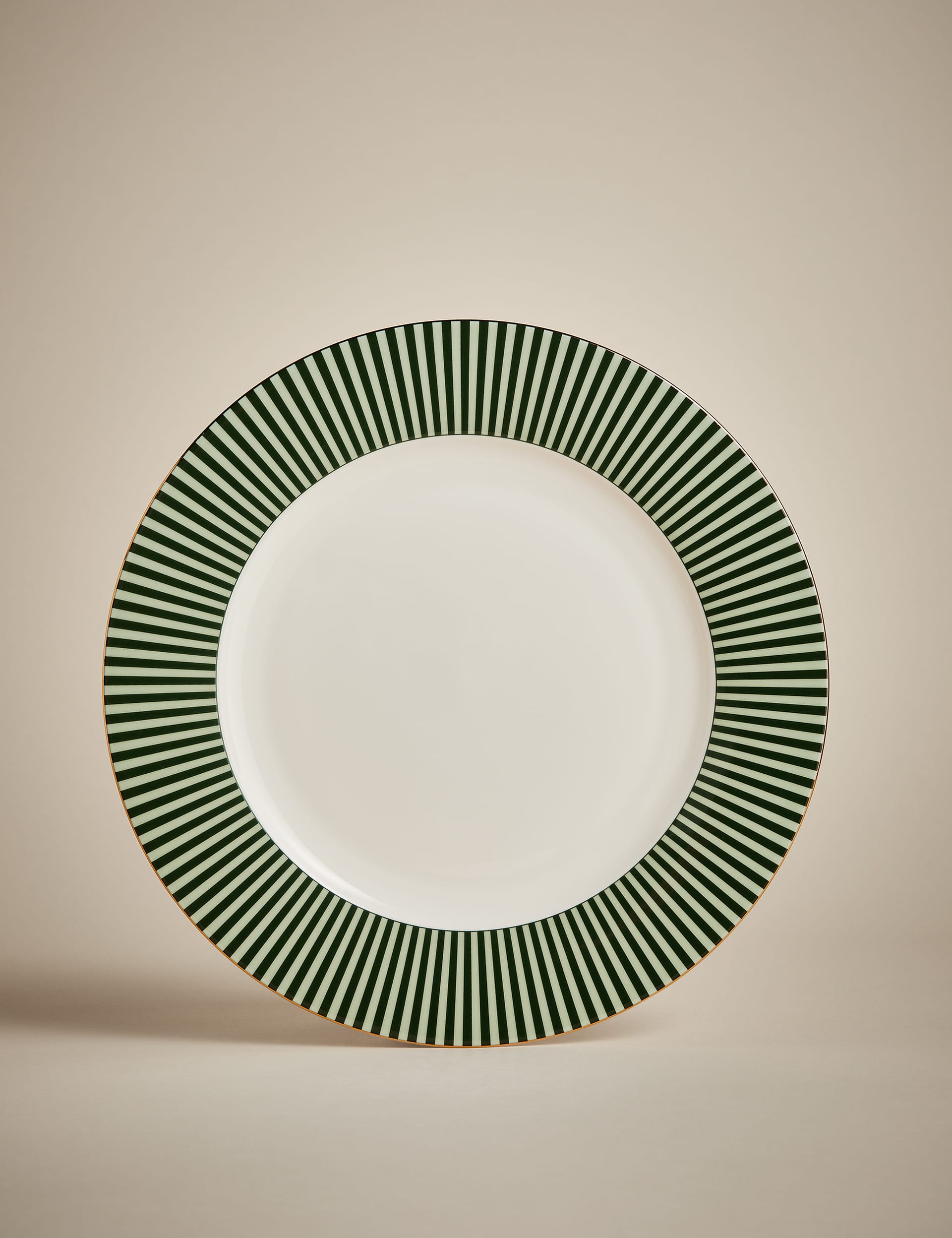 M&S Collection Set of 4 Hampton Dinner Plates - Green, Green,Pink,Grey Mix