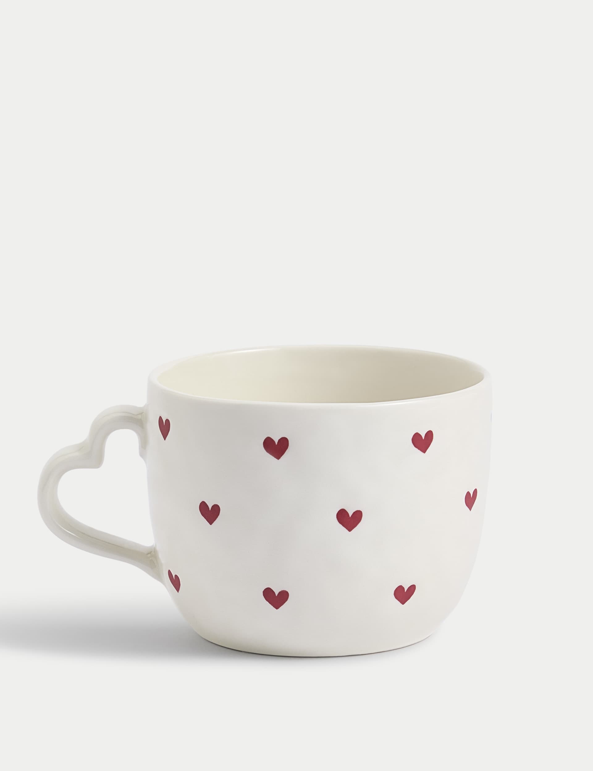 M&S Collection Heart Mug - Natural, Natural