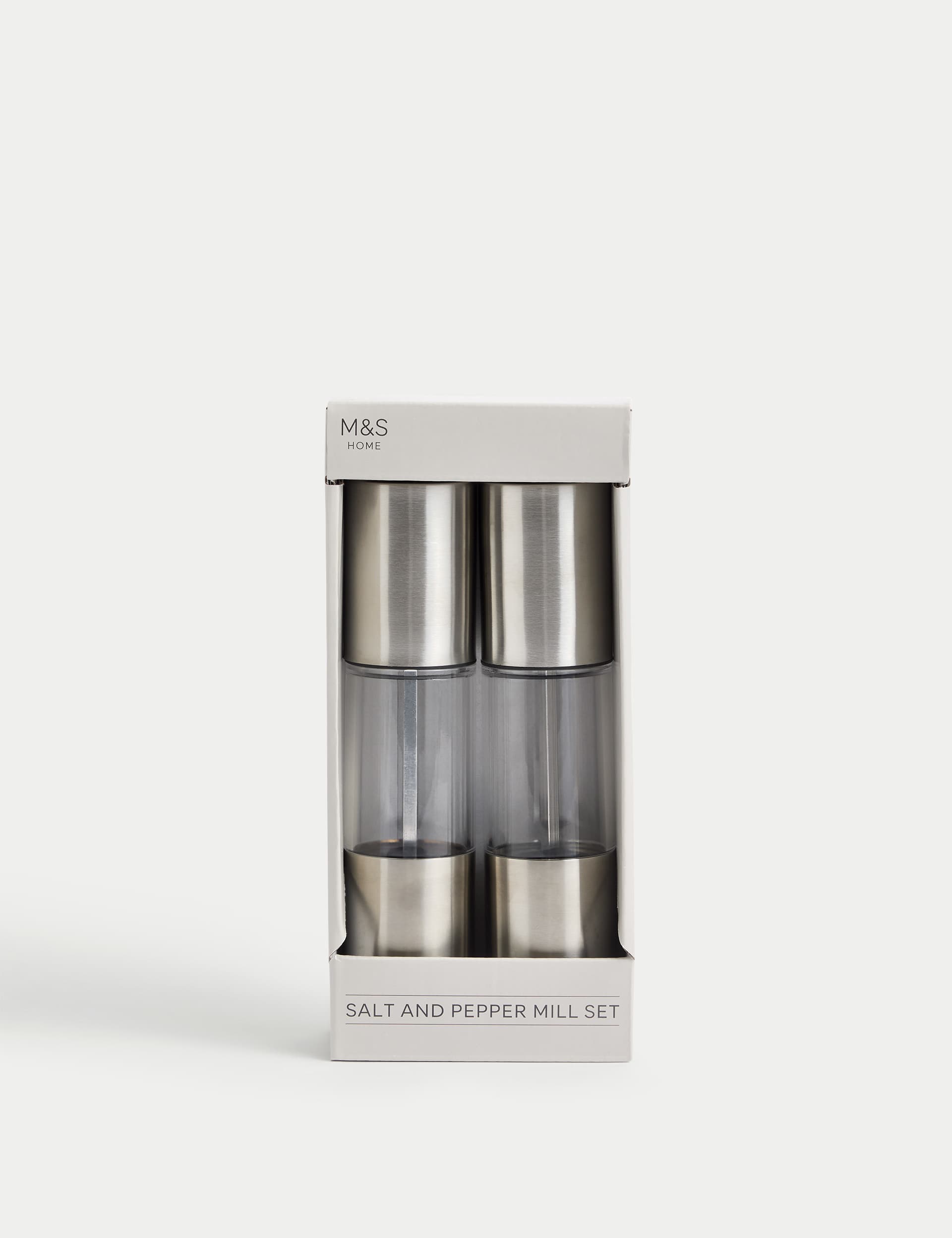 StainlessSteelSalt&PepperMills - Silver, Silver