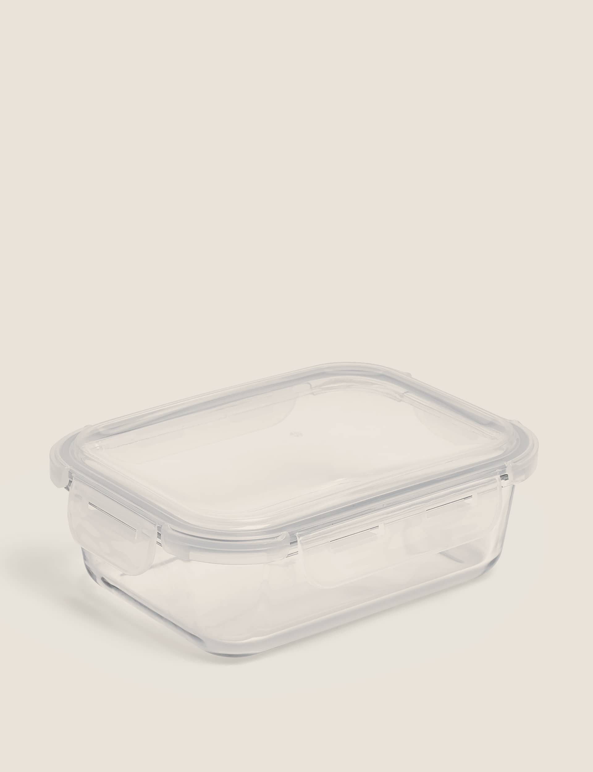 M&S Medium Glass Fridge Storage Container