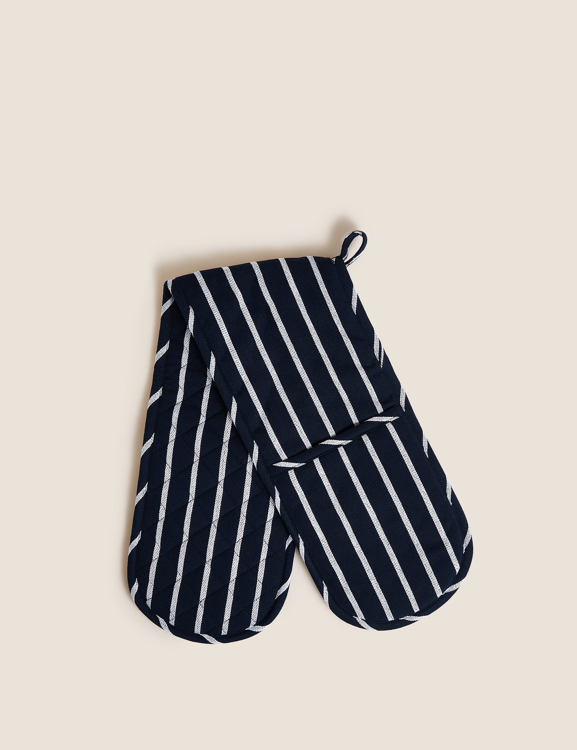 M&S Striped Double Oven Glove