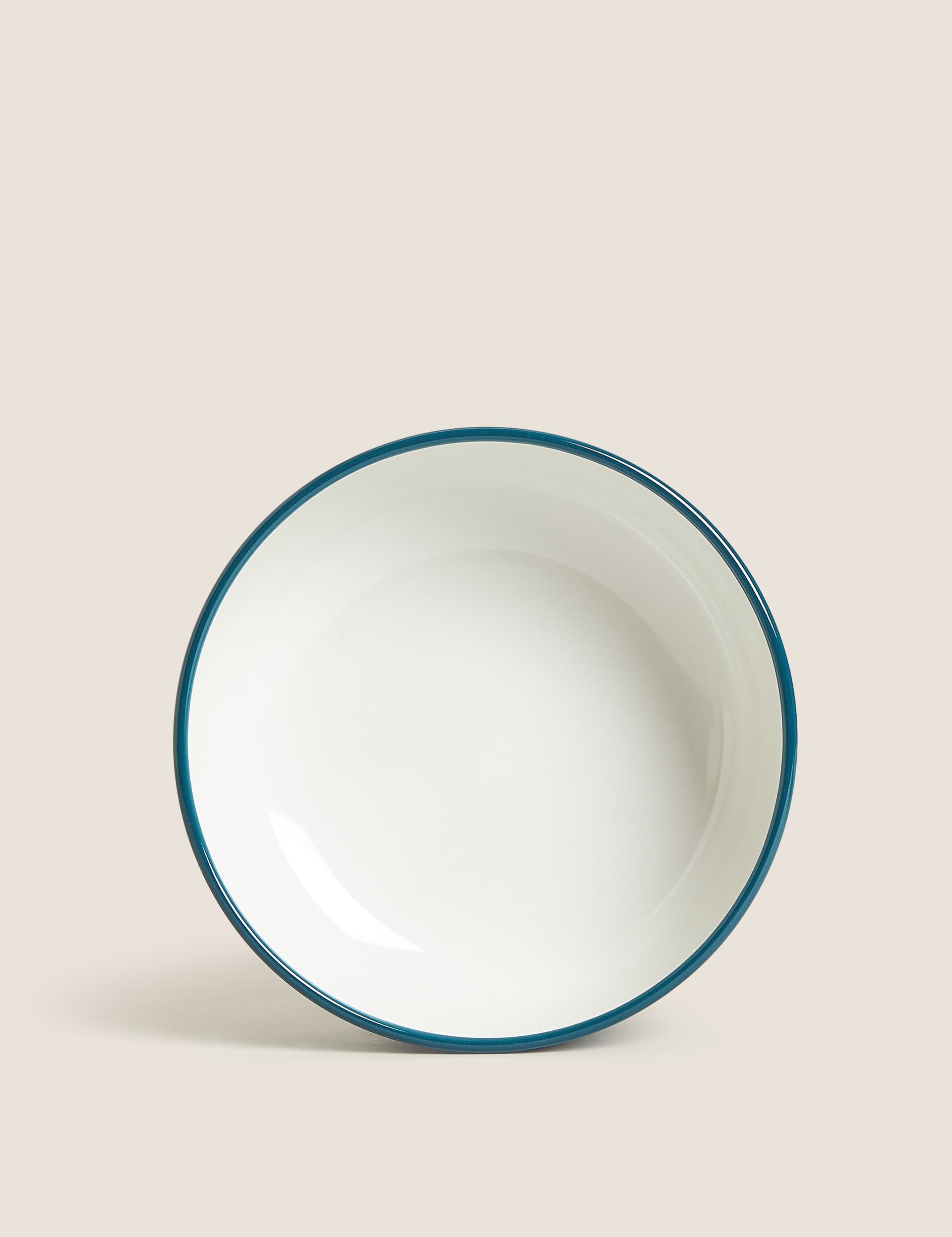 M&S Collection Set of 4 Tribeca Cereal Bowls - Teal, Teal