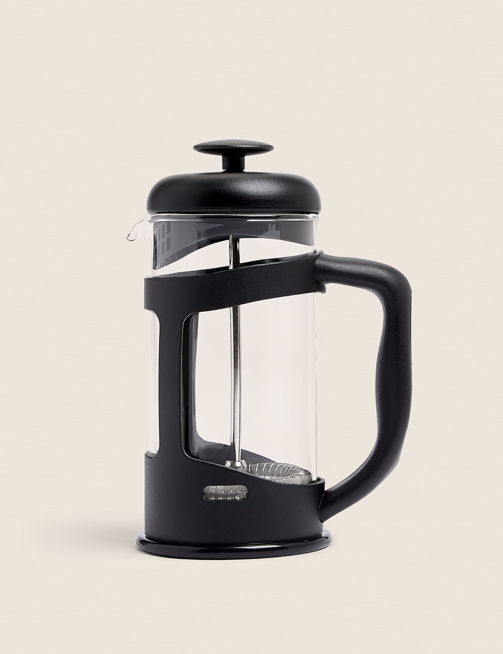 M&S Vienna 3 Cup Cafetiere - Black, Black