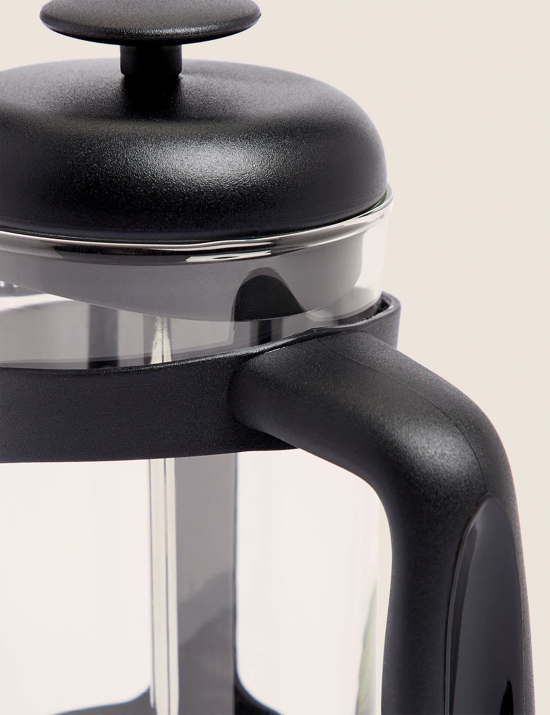 M&S Collection Vienna 3 Cup Cafetiere - Black, Black