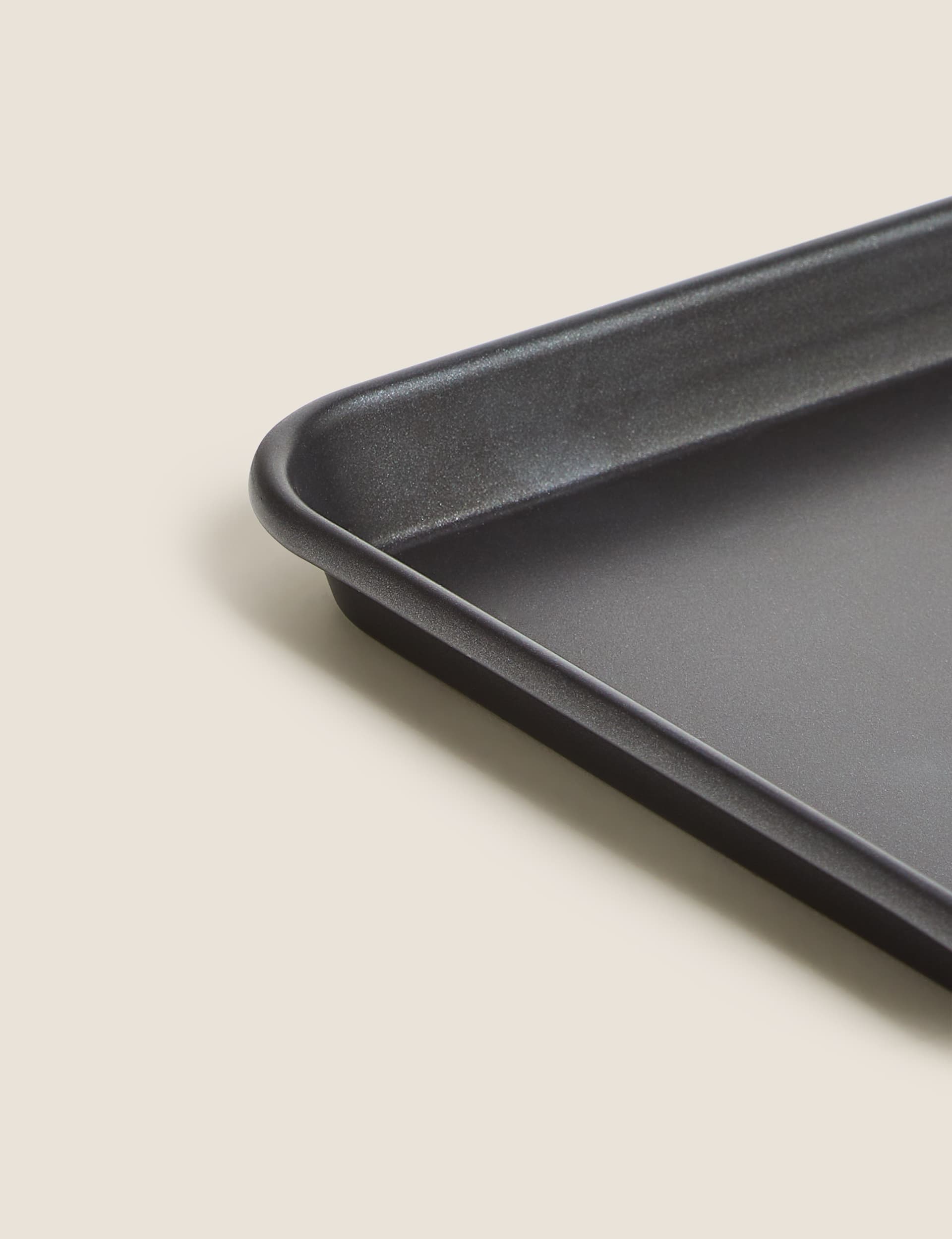 M&S Collection Aluminised Steel 35cm Oven Tray - Charcoal, Charcoal