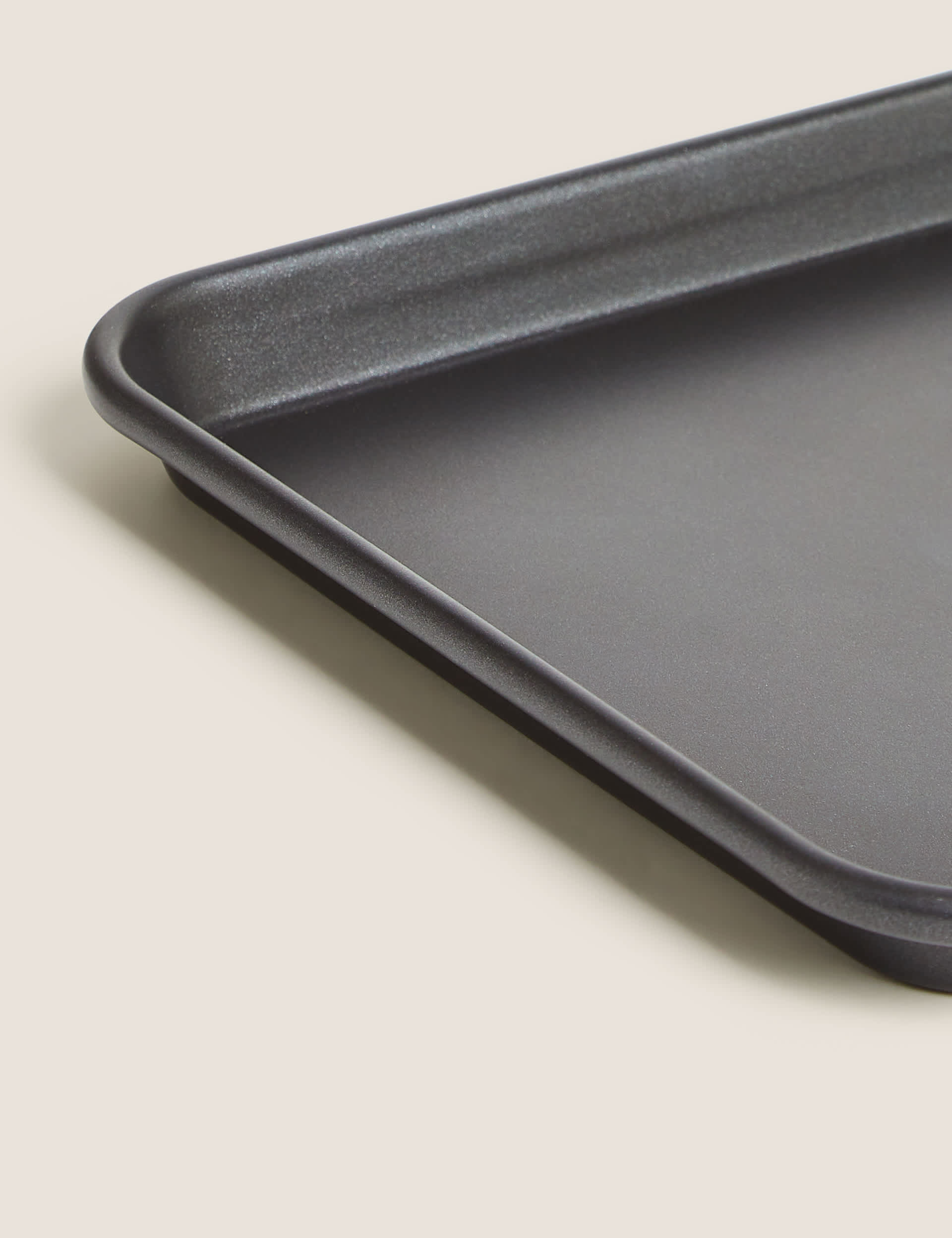 M&S Collection Aluminised Steel 39cm Oven Tray - Charcoal, Charcoal