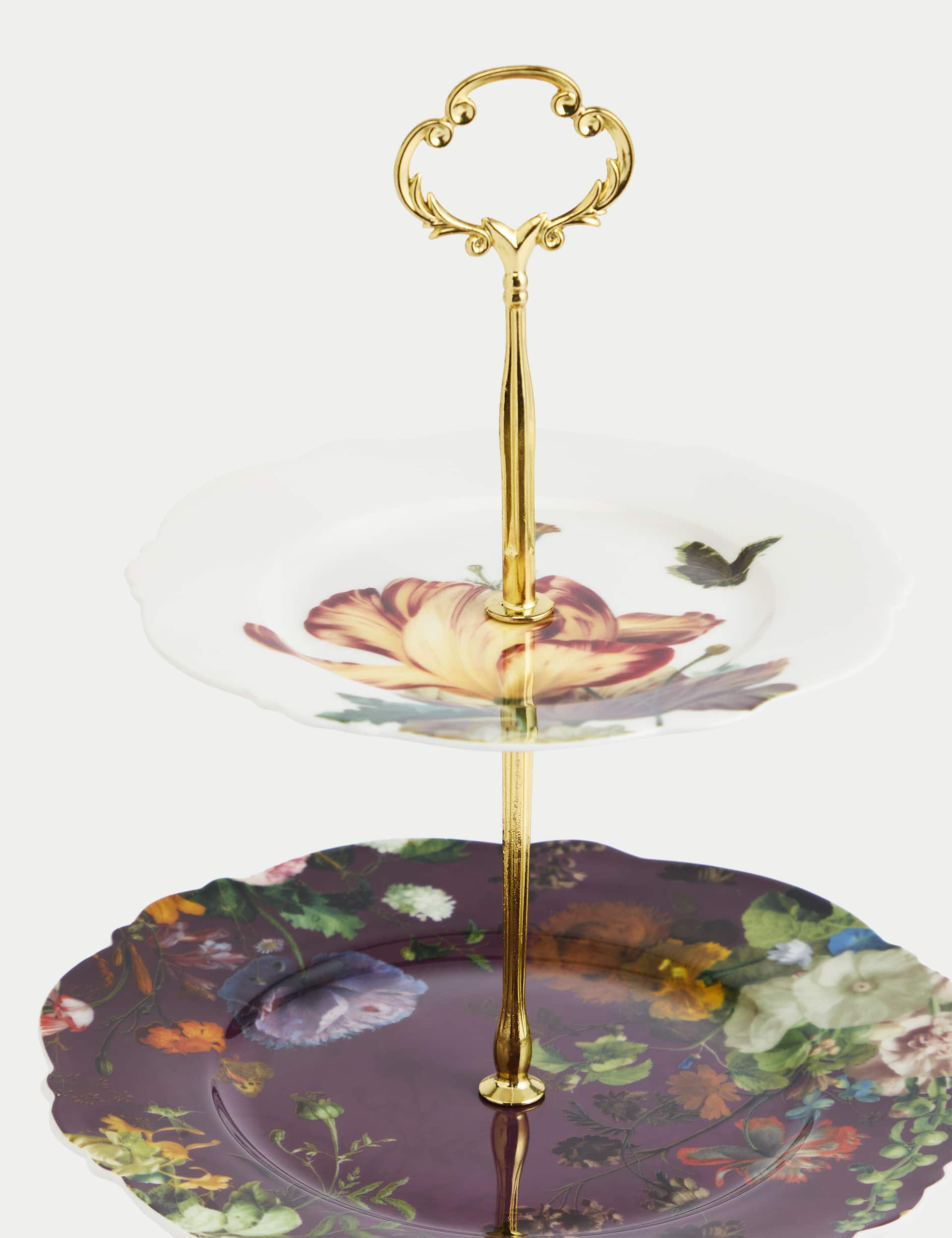 M&S X National Gallery Floral Cake Stand - Multi, Multi