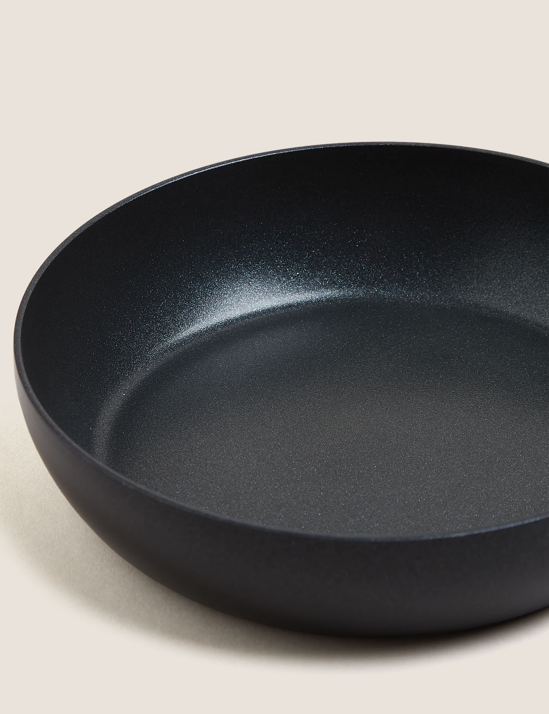 M&S Collection Aluminium 20cm Small Non-Stick Frying Pan - Black, Black