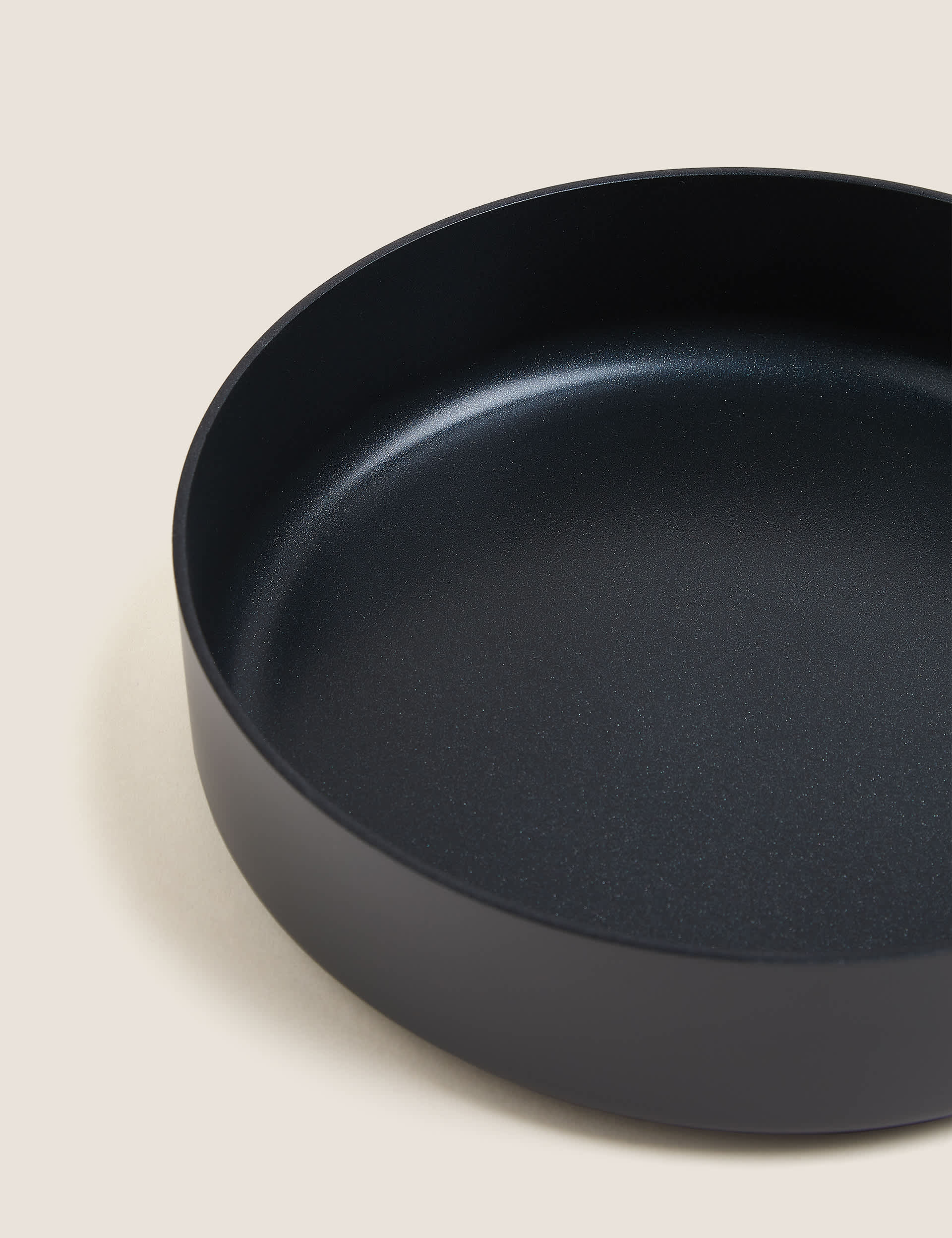 M&S Chef Hard Anodised 26cm Large Saut Pan - Black Mix, Black Mix