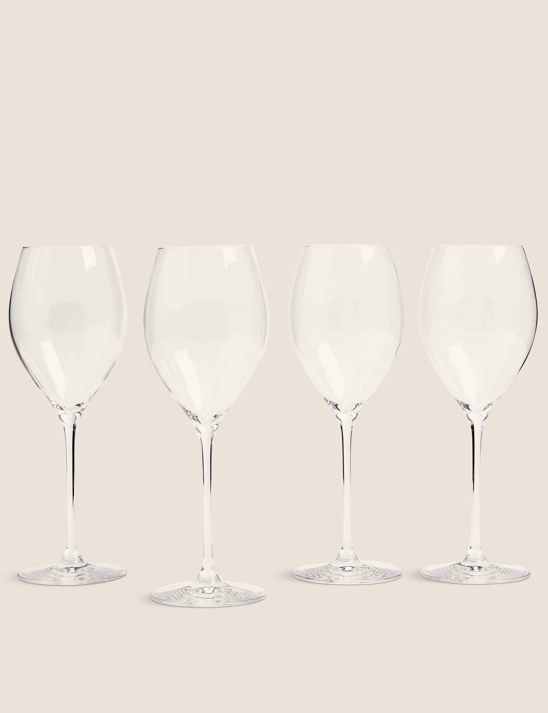 The Sommelier'S Edit Set of 4 White Wine Glasses - Clear, Clear