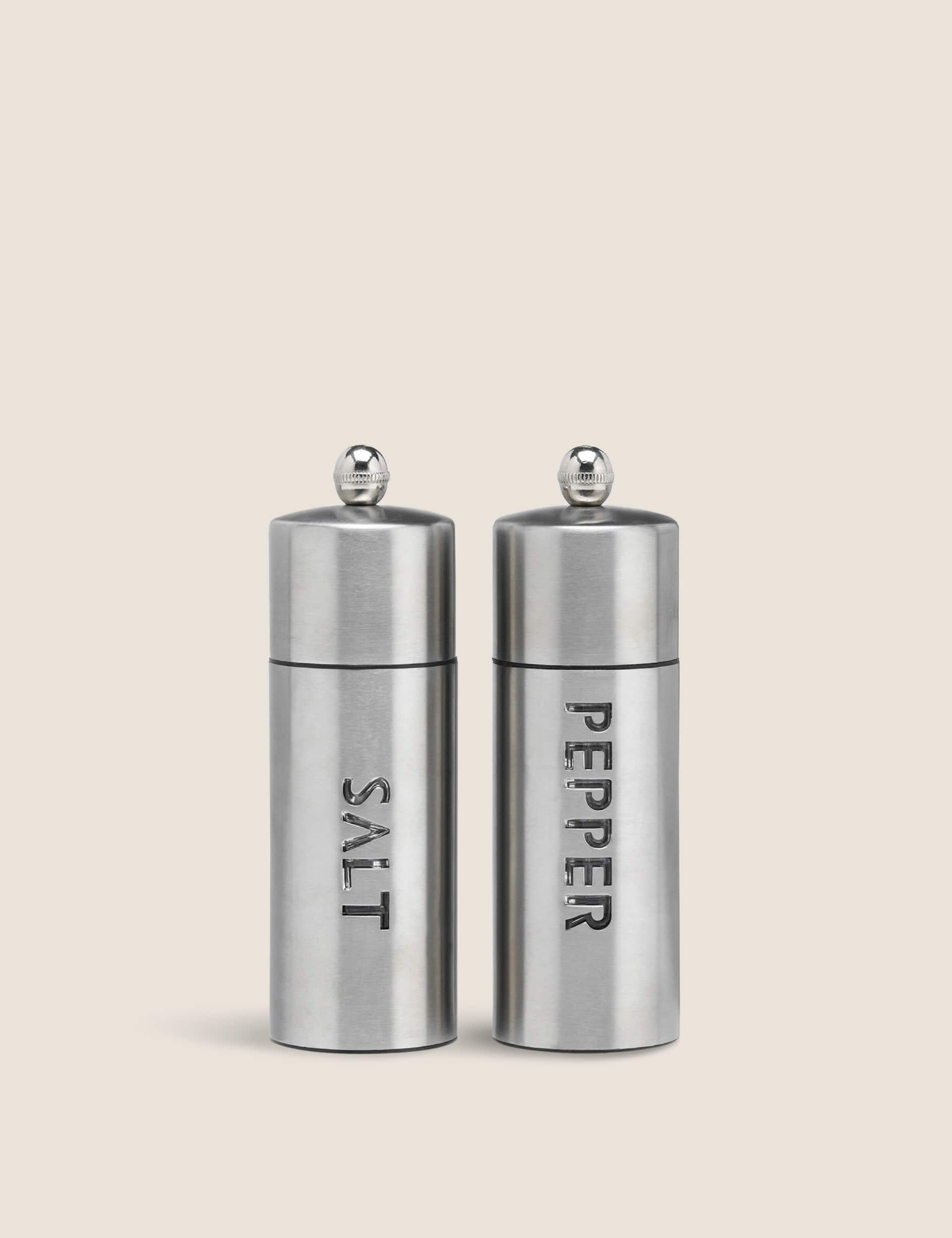 M&S Hastings Salt & Pepper Mills - Silver, Silver