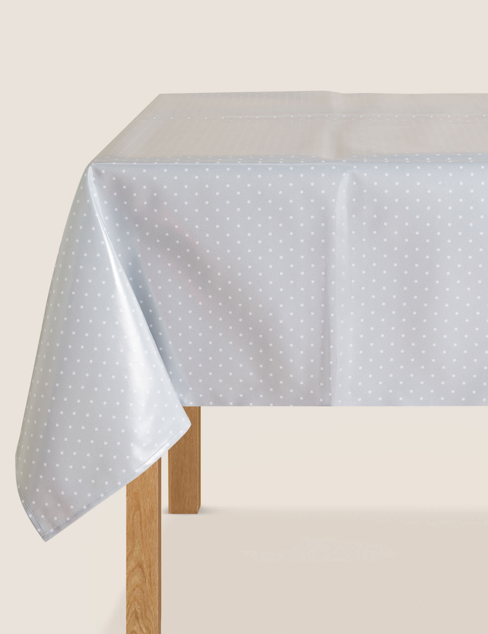 M&S Dotted Wipe Clean Tablecloth