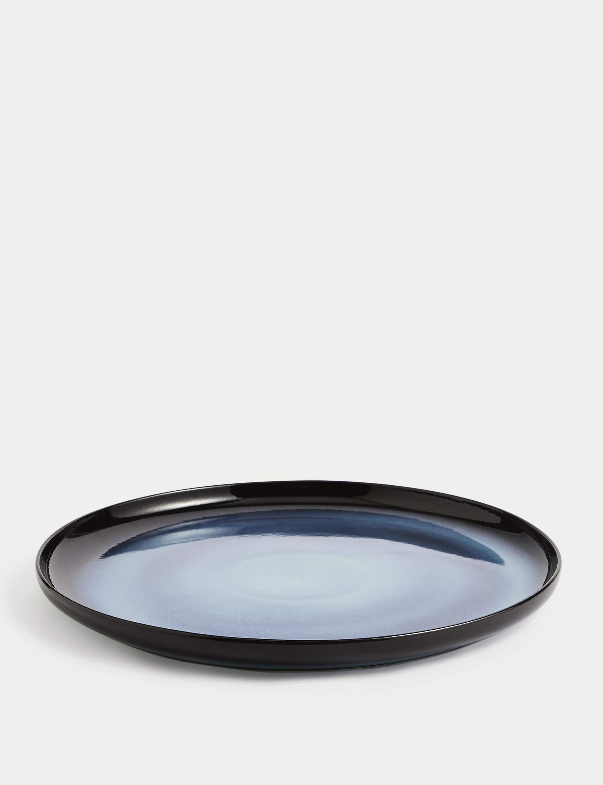 M&S Collection Amberly Reactive Platter - Navy, Grey,Navy