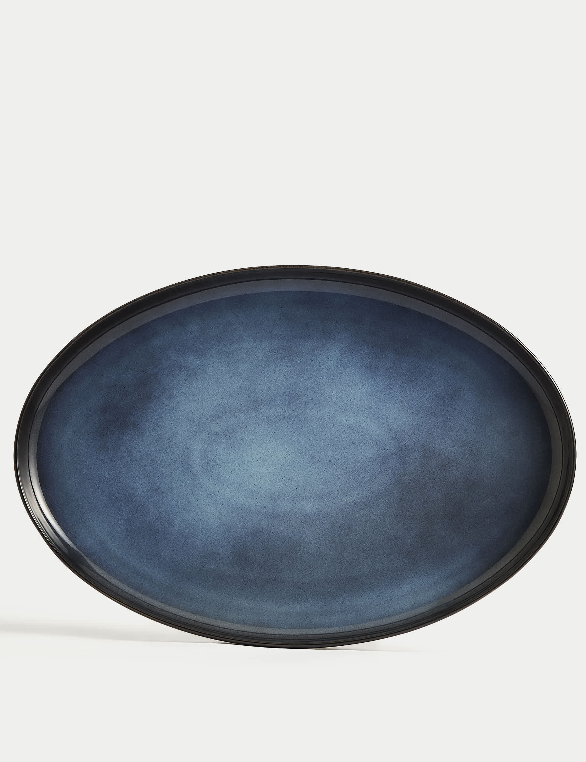 M&S Amberley Reactive Platter - Navy, Grey,Navy