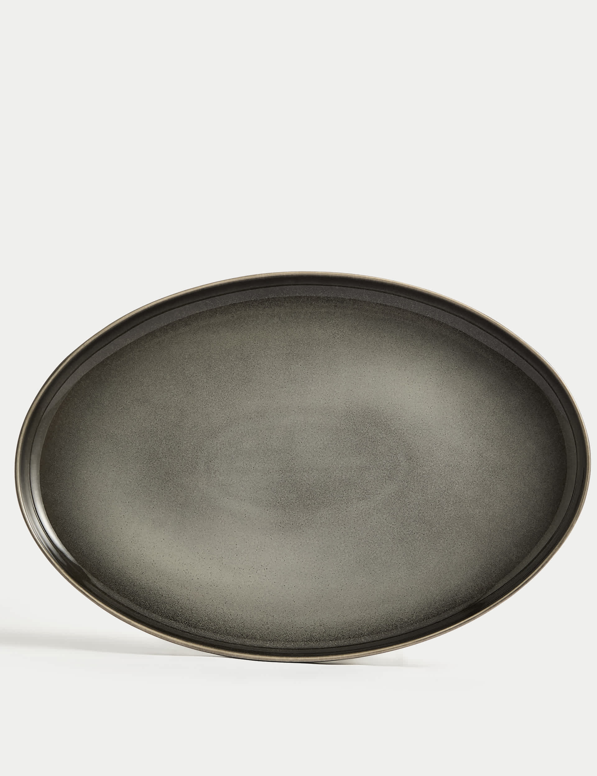 M&S Amberley Reactive Platter - Grey, Grey,Navy