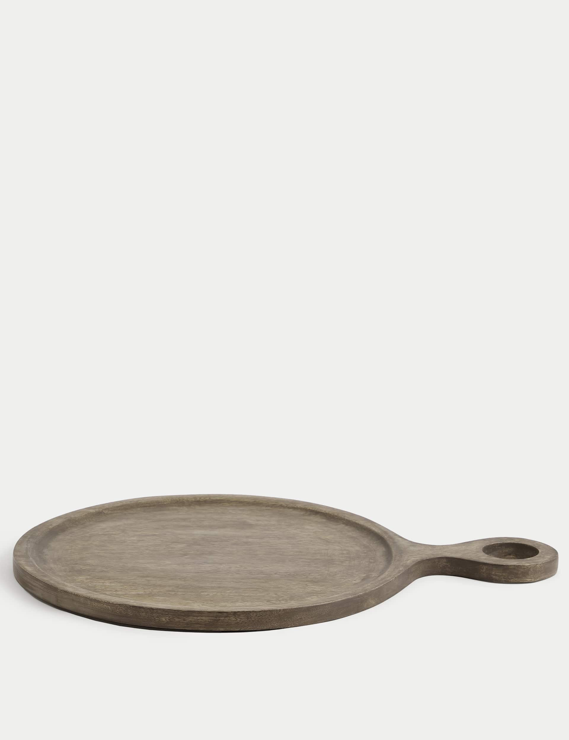 M&S Collection Wooden Serving Platter - Natural, Natural