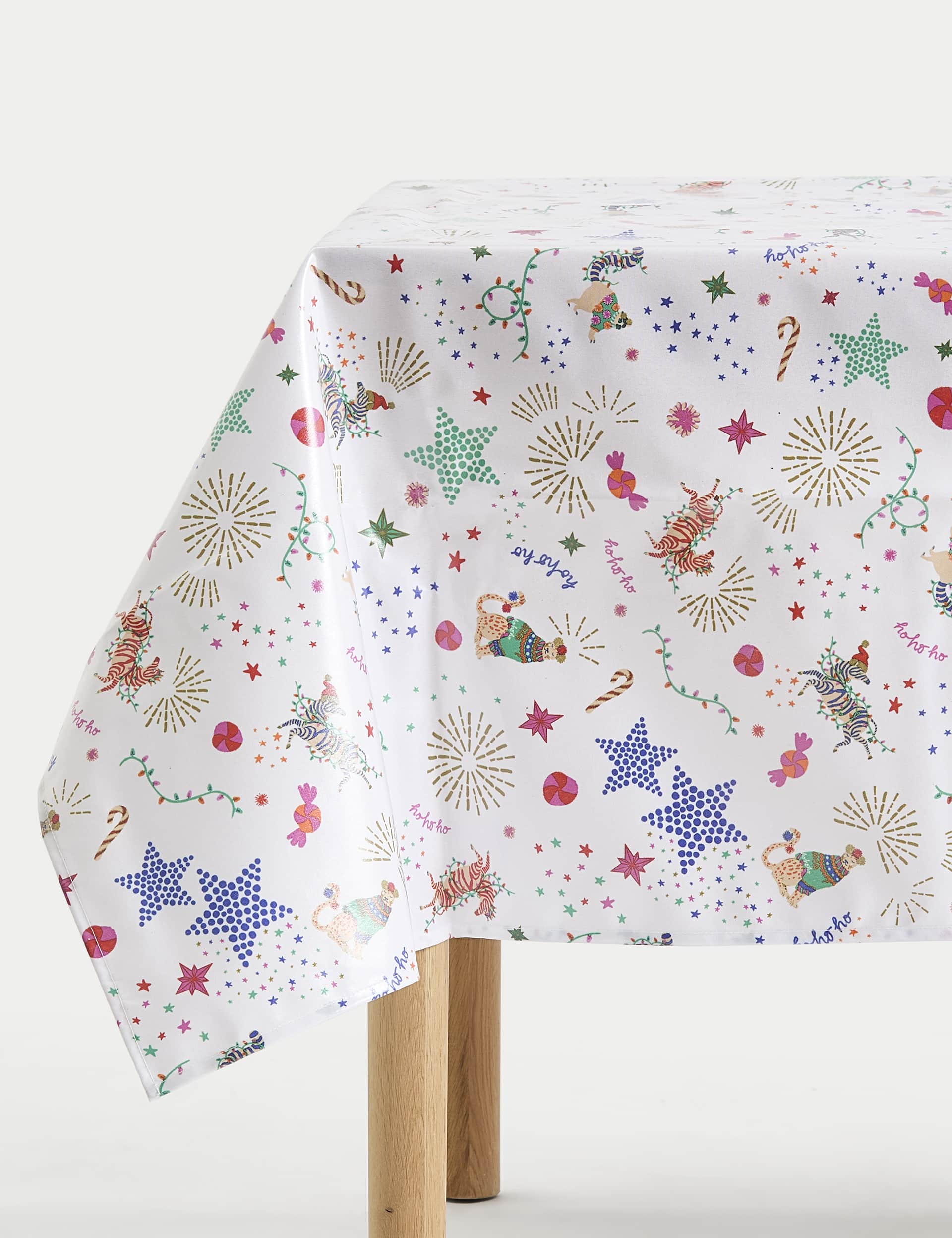 M&S Christmas Wipe Clean Tablecloth