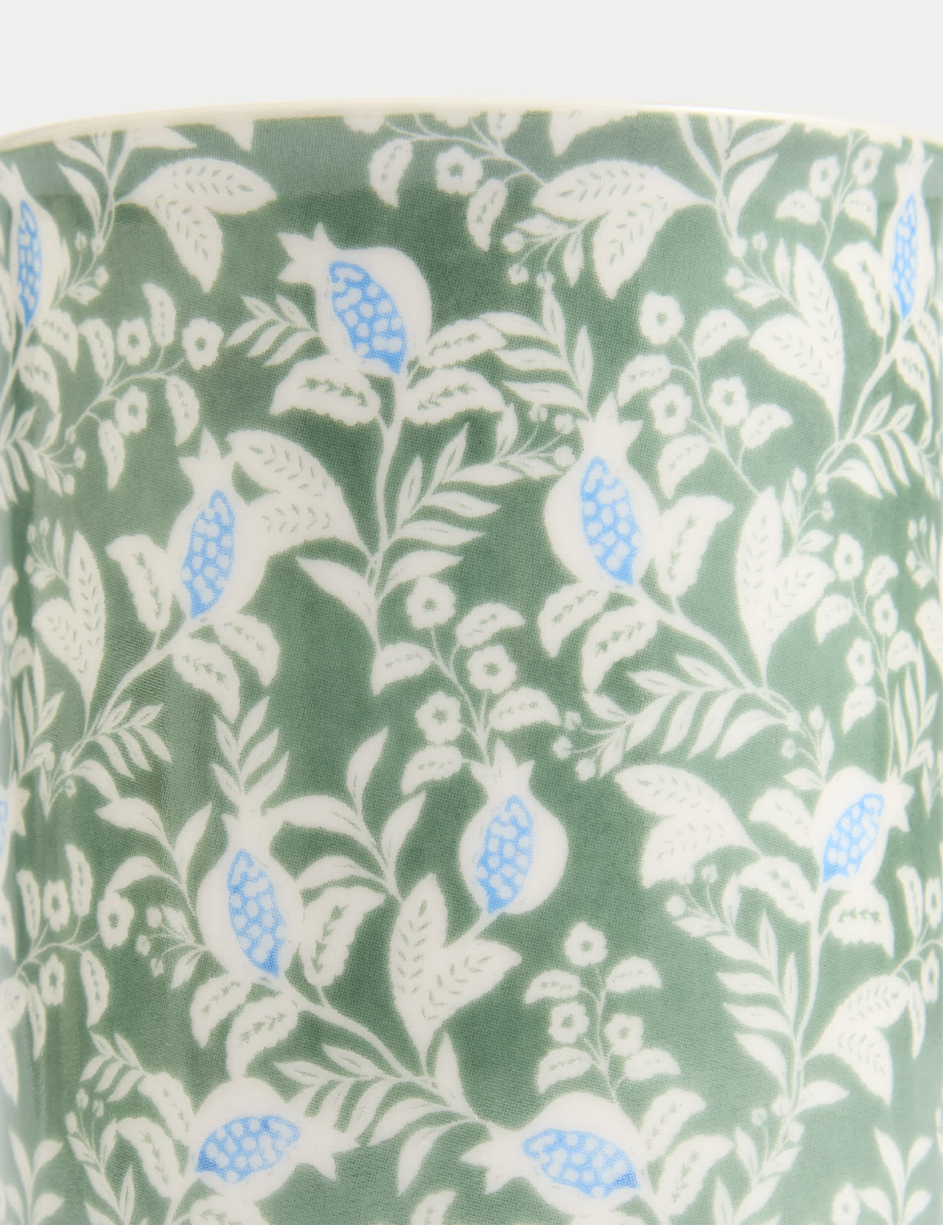 M&S Collection Pomegranate Mug - Green, Navy,Pink,Green,White