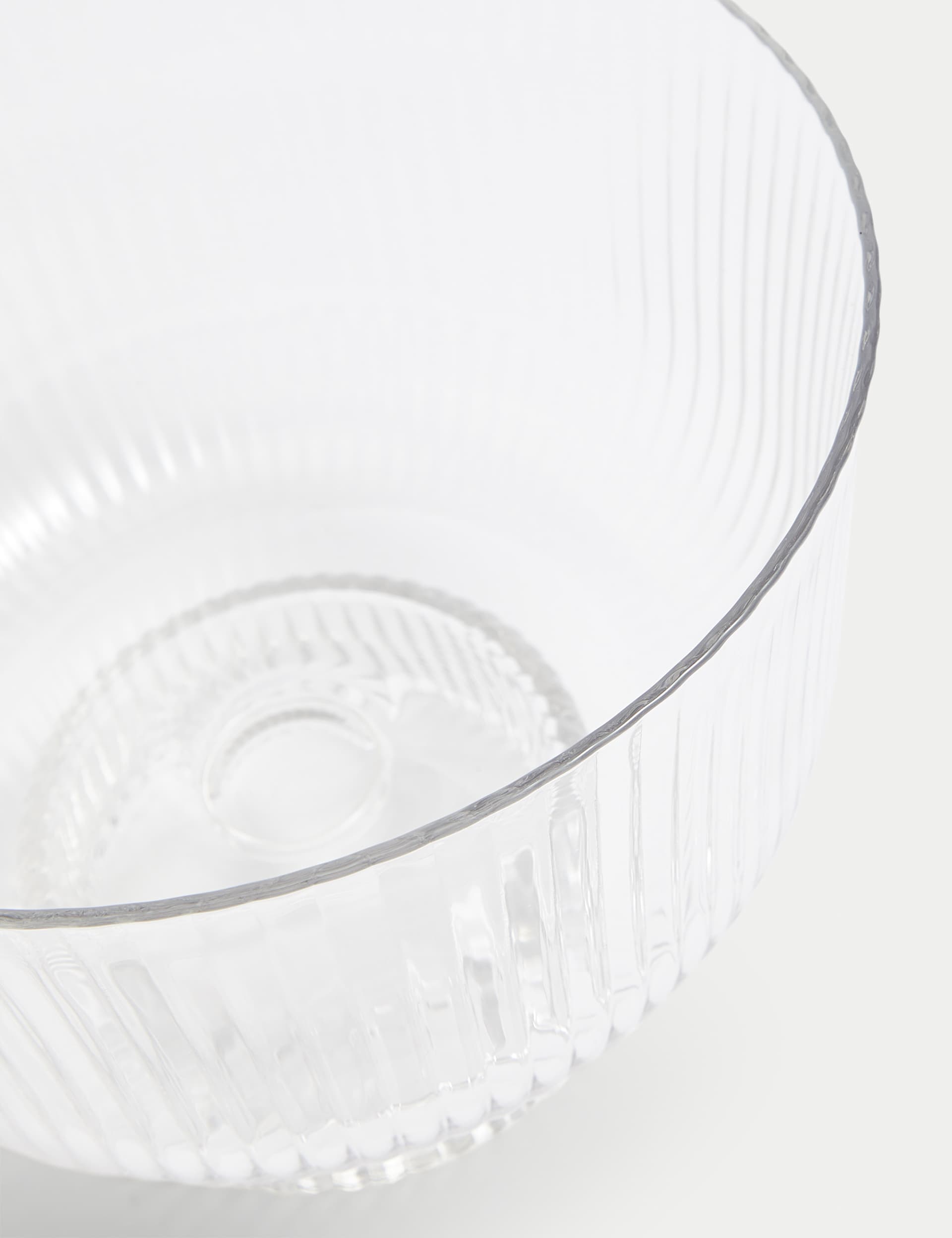 M&S Collection Ribbed Trifle Bowl