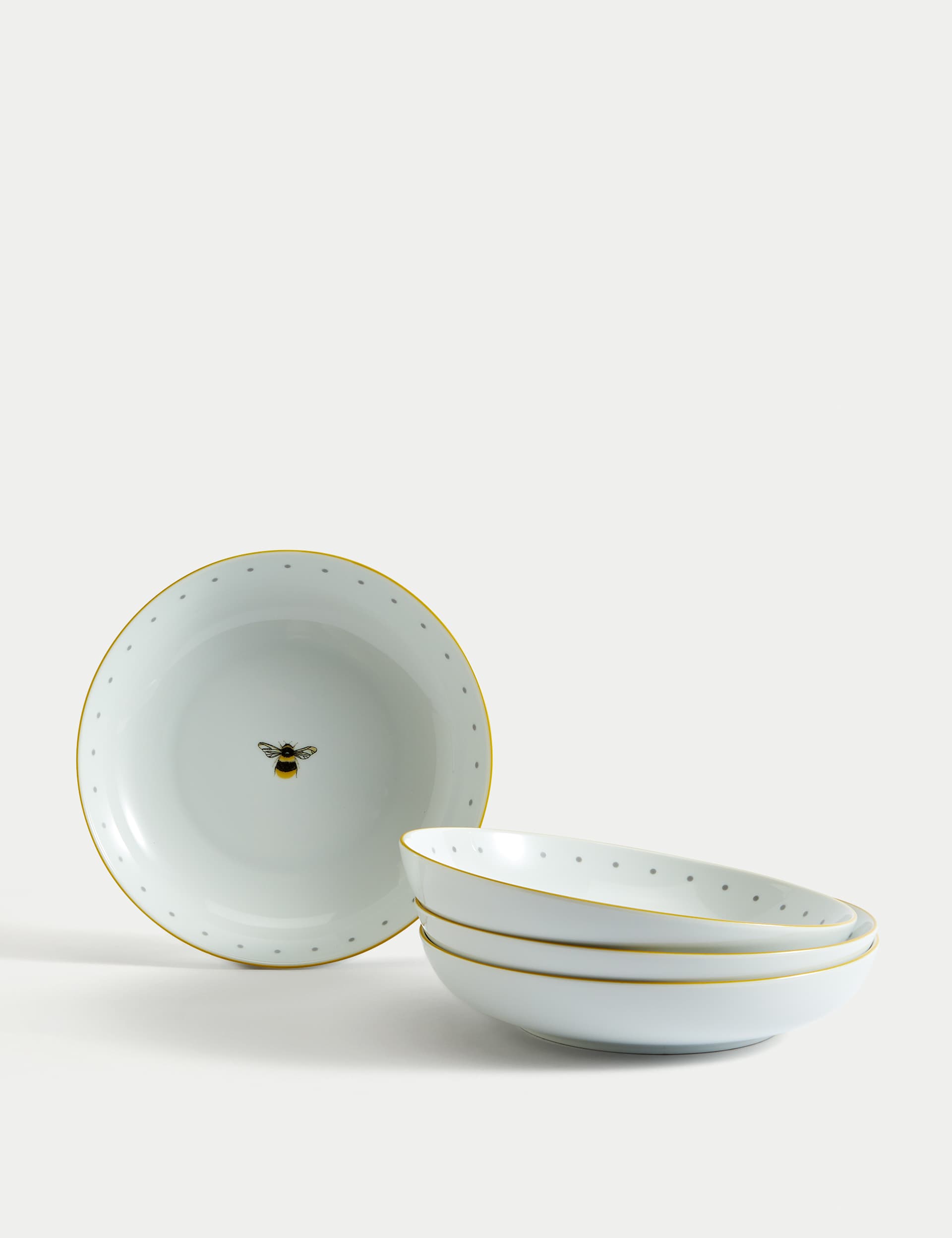M&S Set of 4 Bee Pasta Bowls