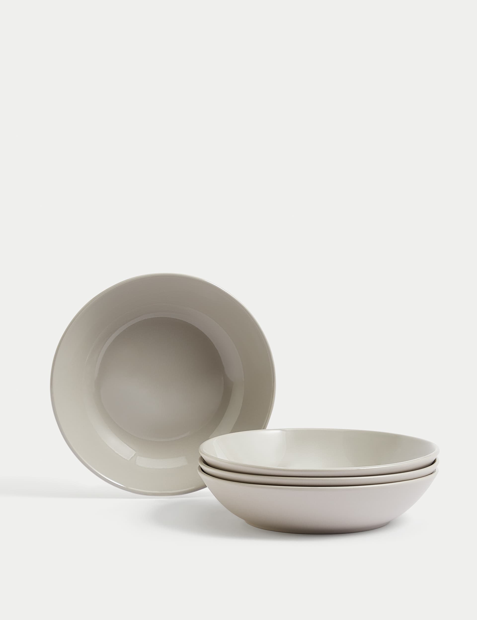 M&S Set of 4 Everyday Stoneware Pasta Bowls
