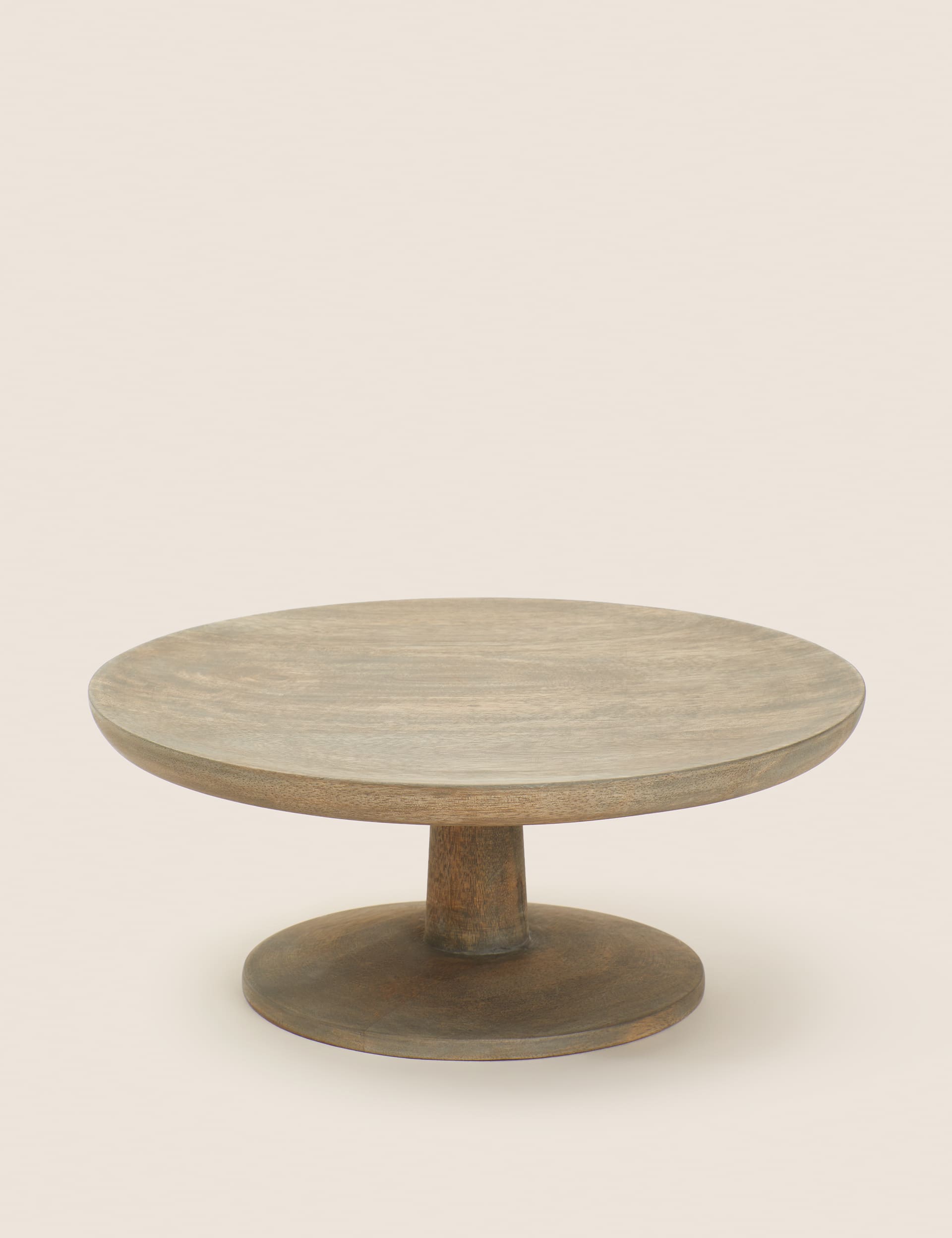 M&S Wooden Cake Stand - Natural, Natural