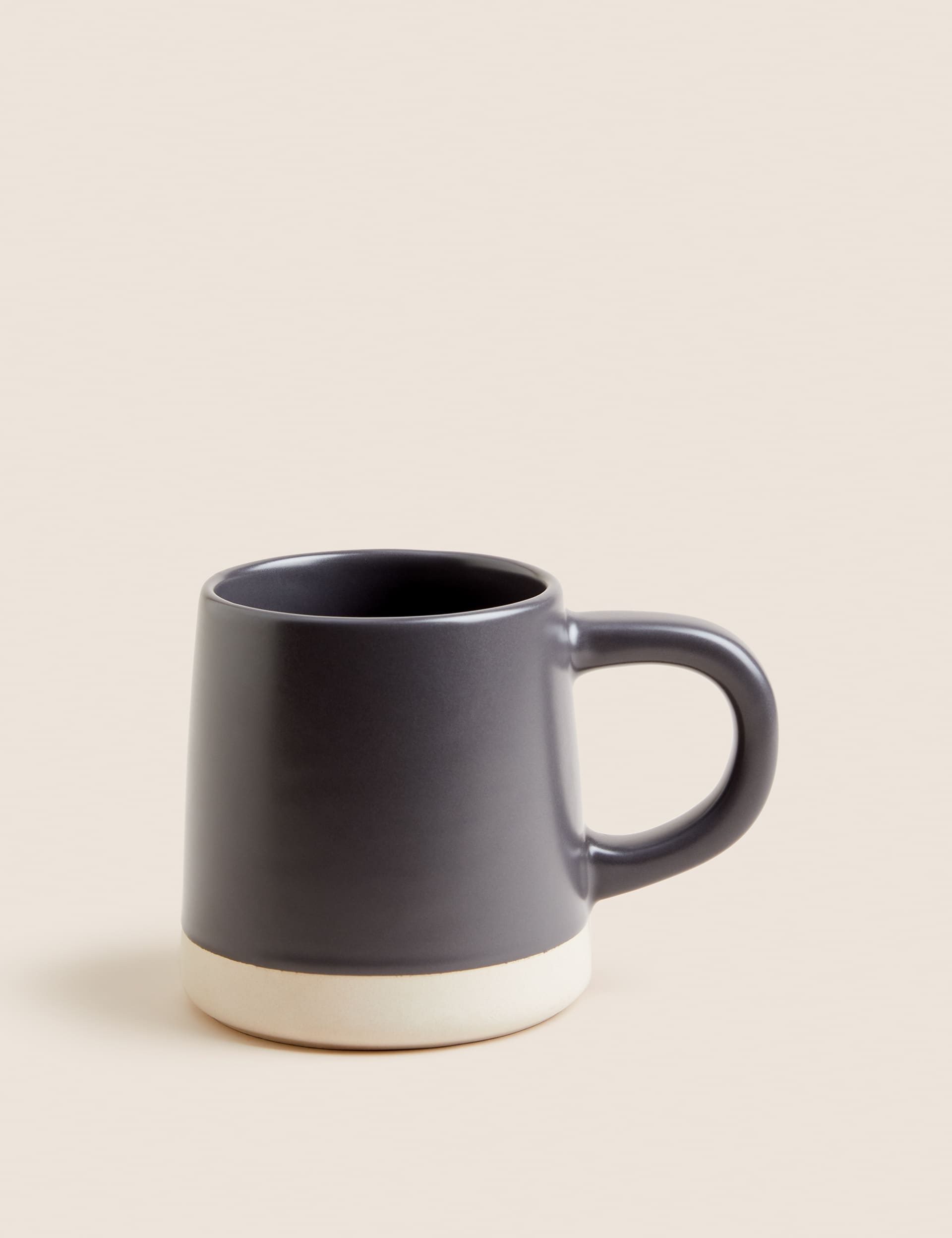 M&S Satin Tankered Mug - Grey, Green,Grey