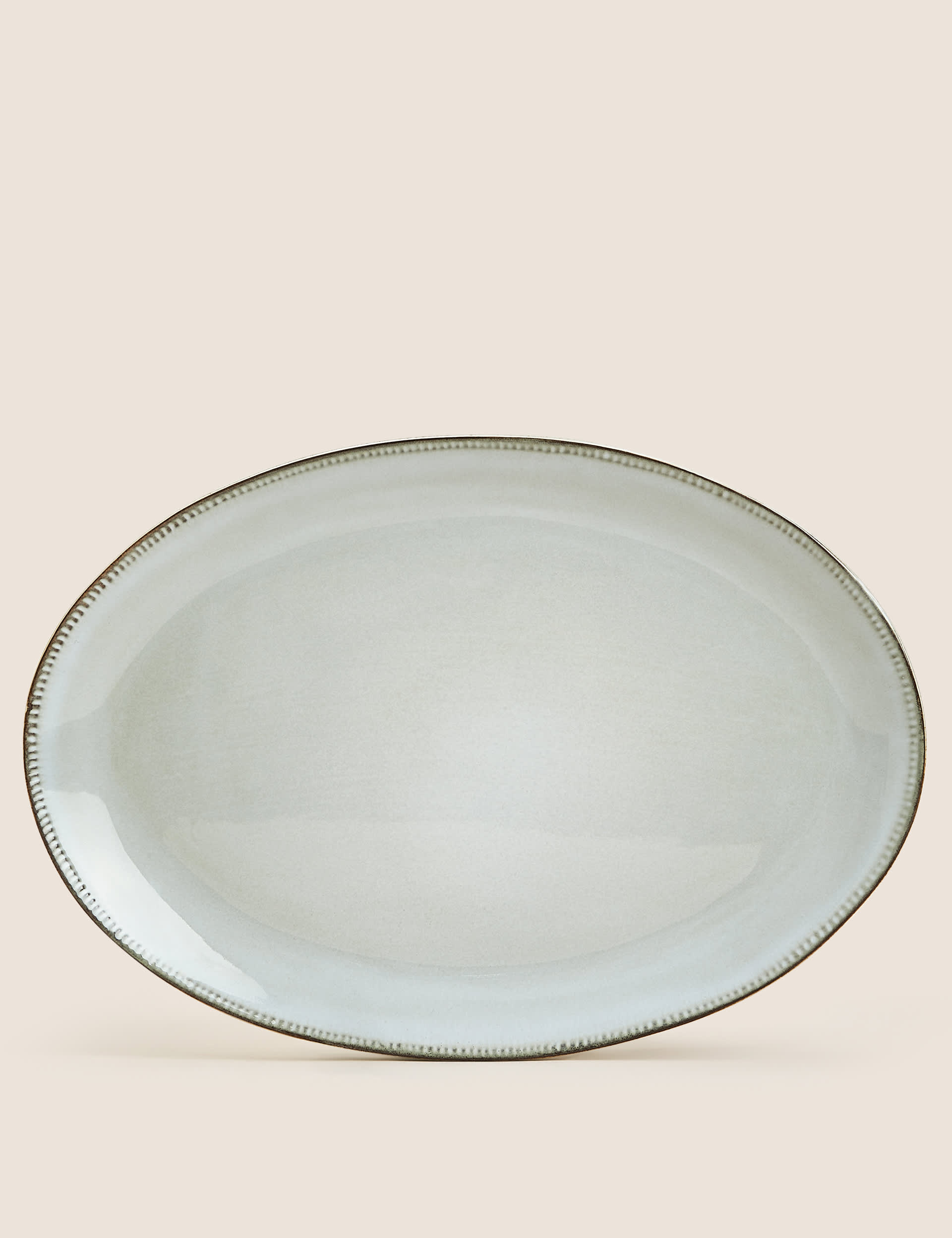 M&S X Fired Earth Stoneware Platter