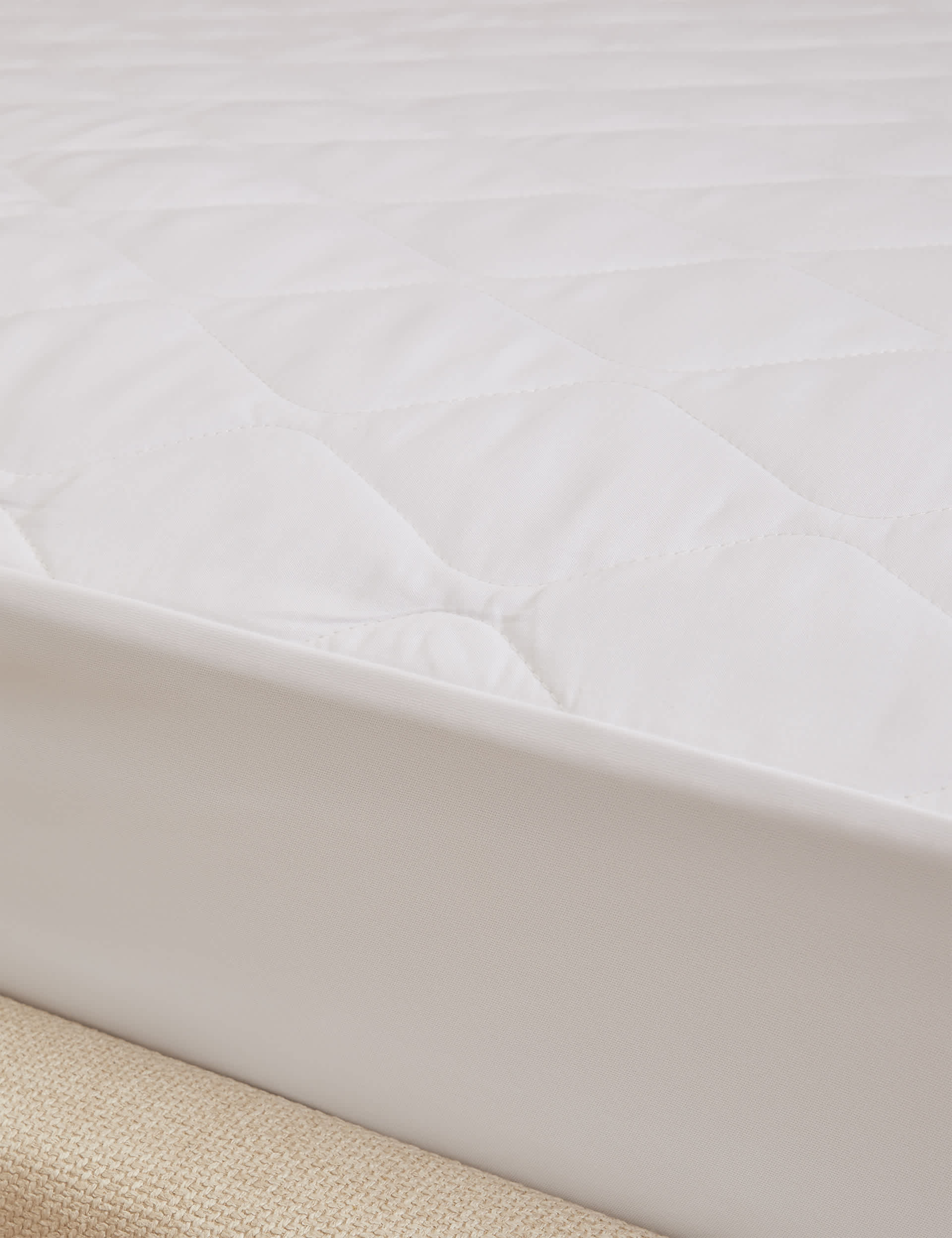 M&S Collection Comfortably Cool Extra Deep Mattress Protector - 5FT - White, White