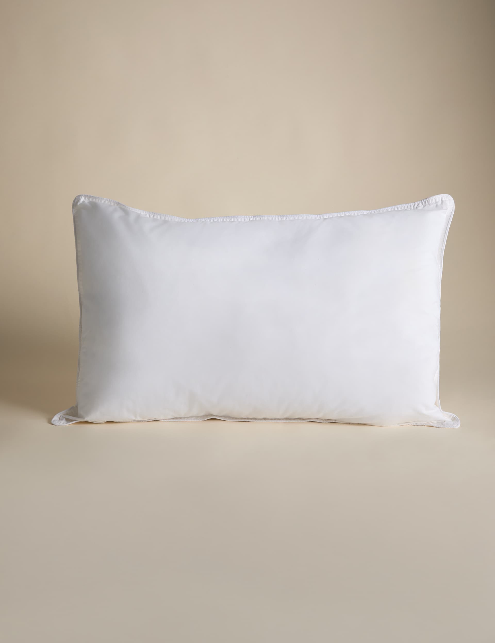 M&S Collection Ultimate Comfort Pure Cotton Firm Pillow - White, White