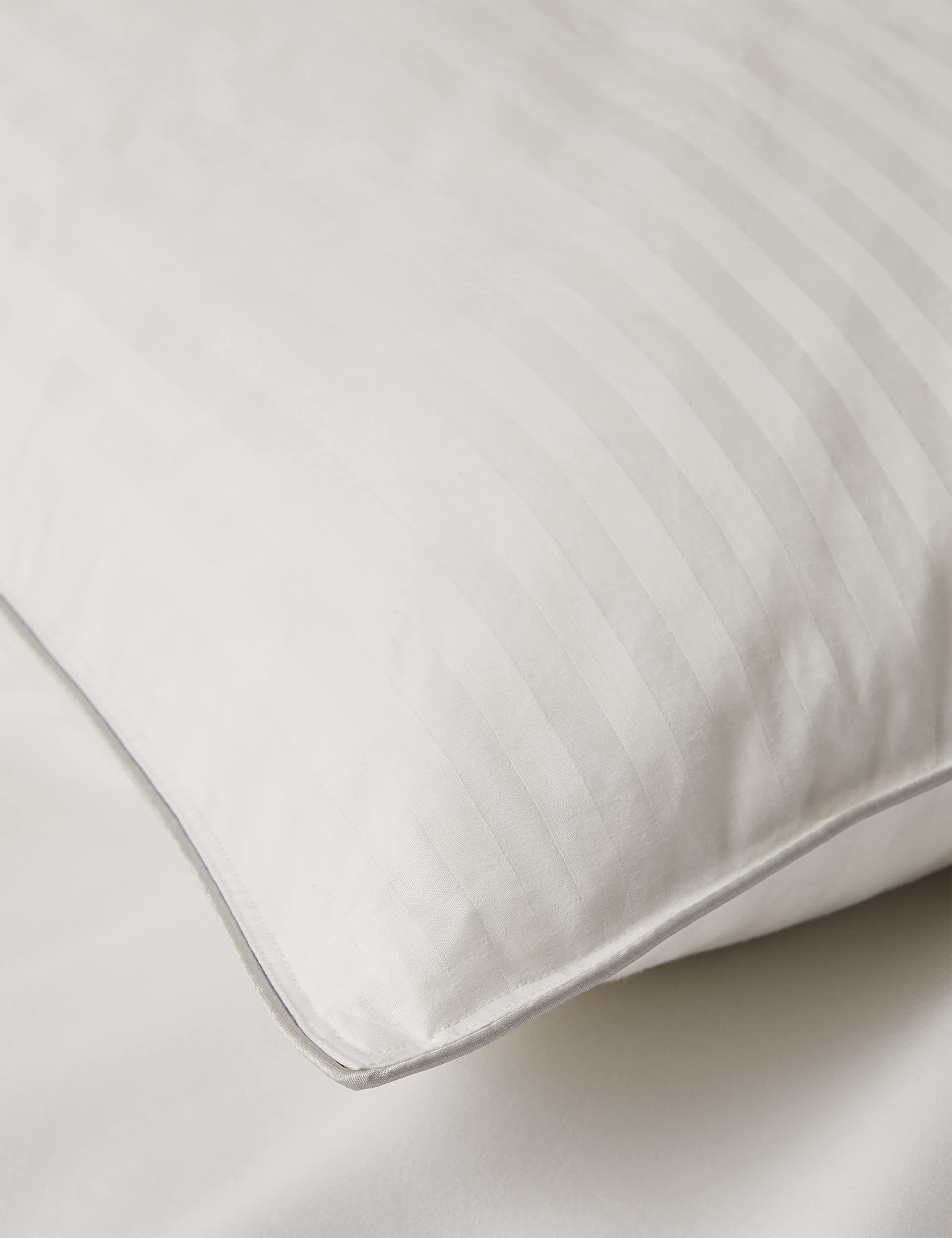 M&S Collection Luxury Hungarian Goose Down Medium Pillow - White, White