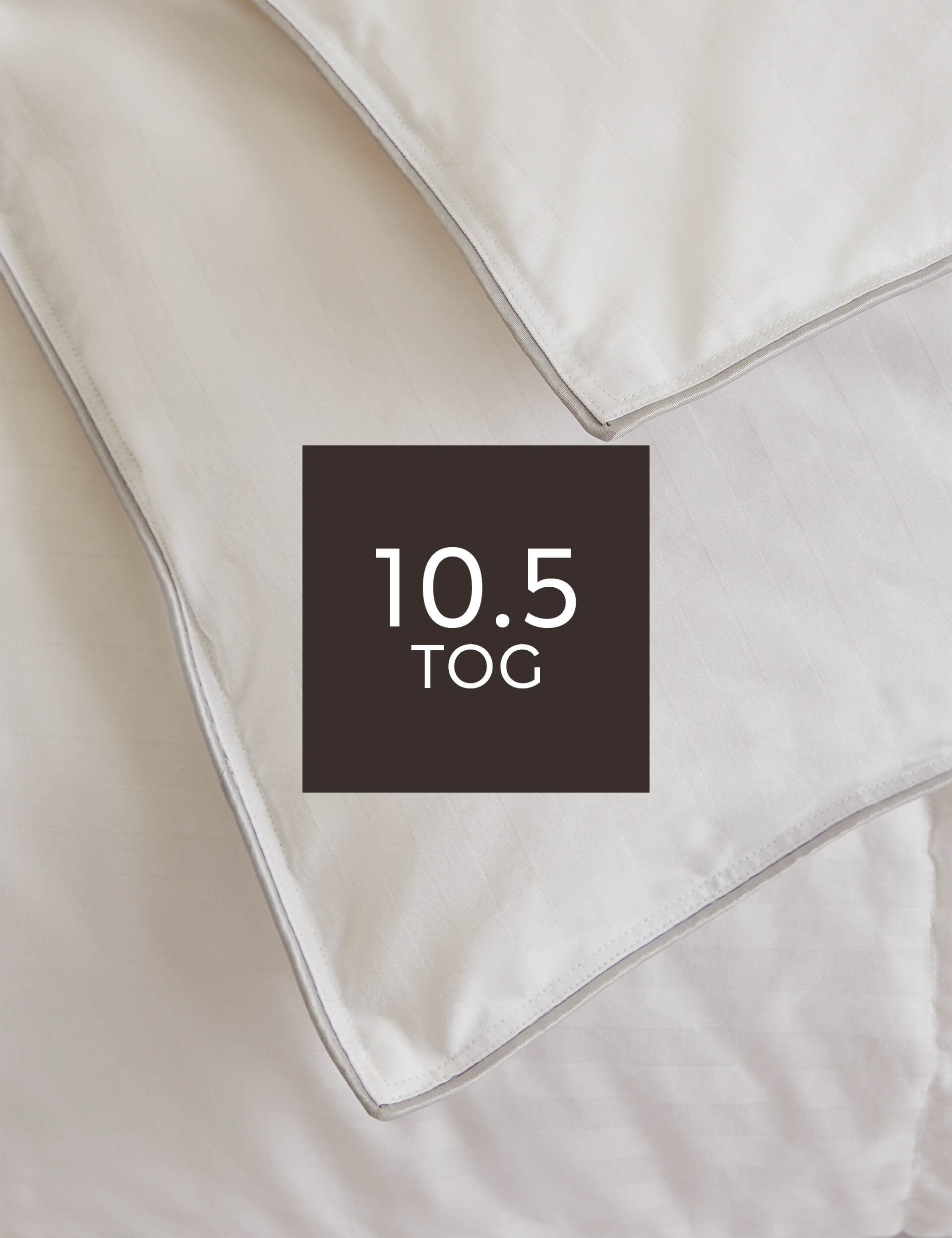 M&S Collection Luxury Hungarian Goose Down 10.5 Tog Duvet - 5FT - White, White