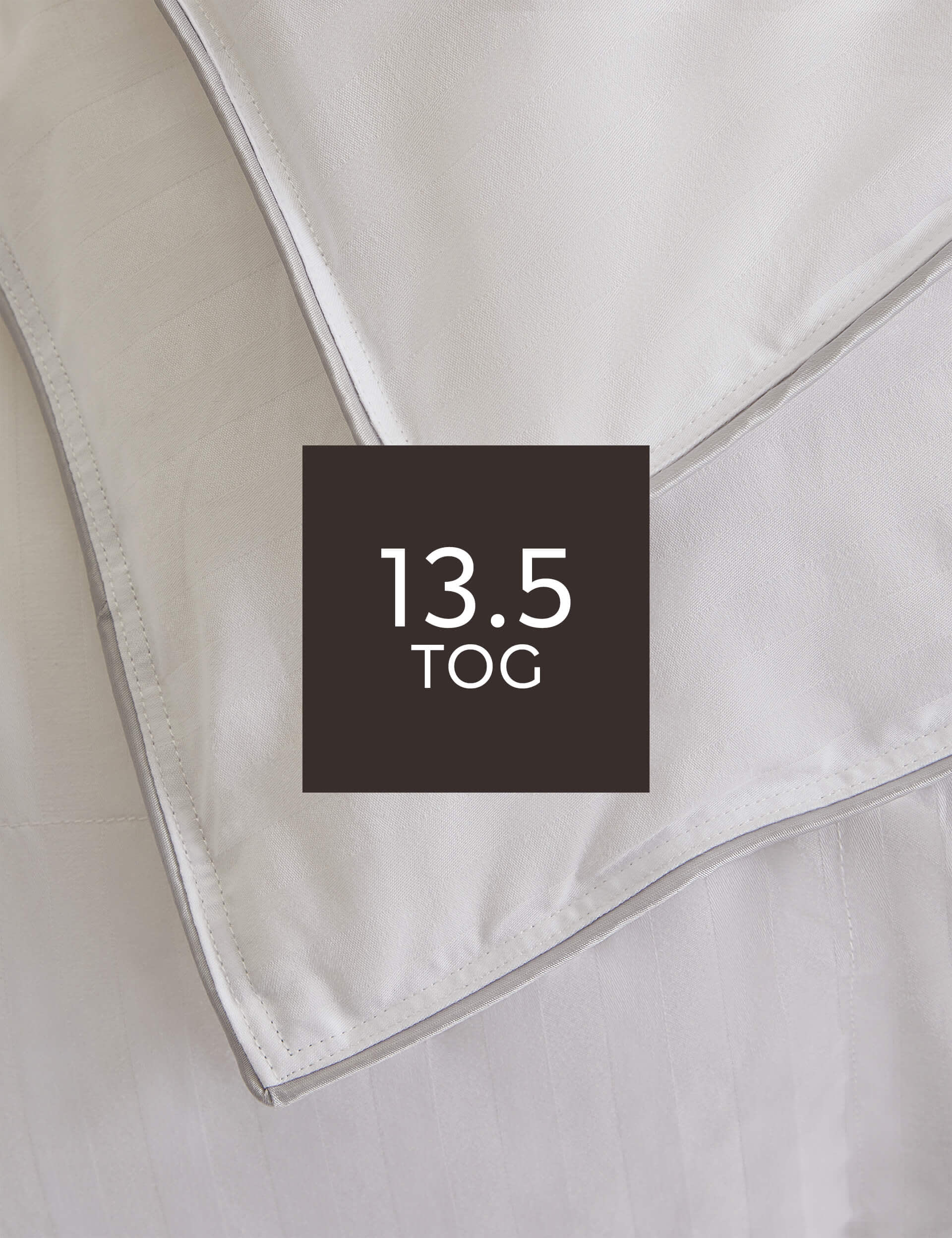 M&S Collection Luxury Hungarian Goose Down 13.5 Tog Duvet - 5FT - White, White