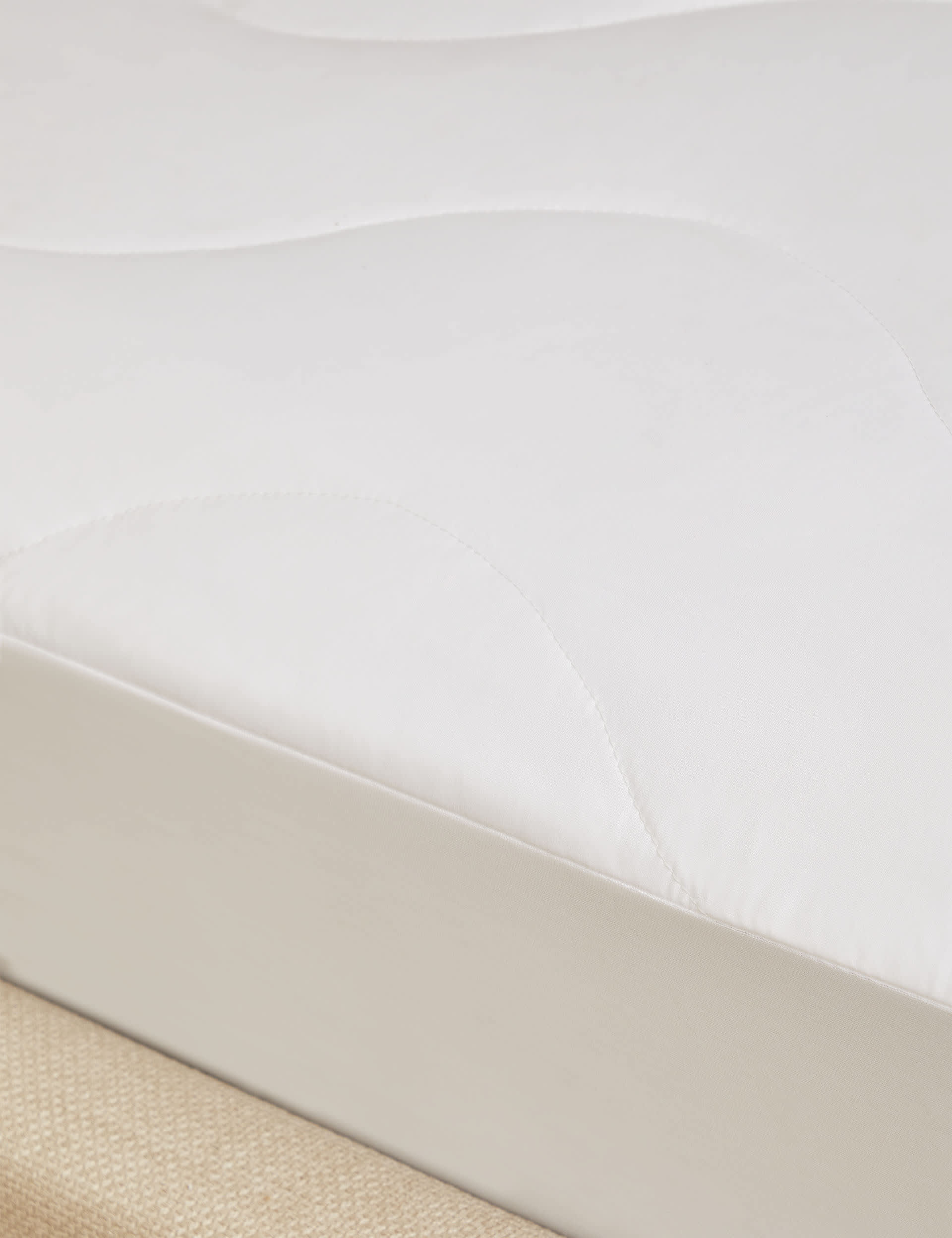 M&S Collection Anti Allergy Plus Mattress Protector - DBL - White, White