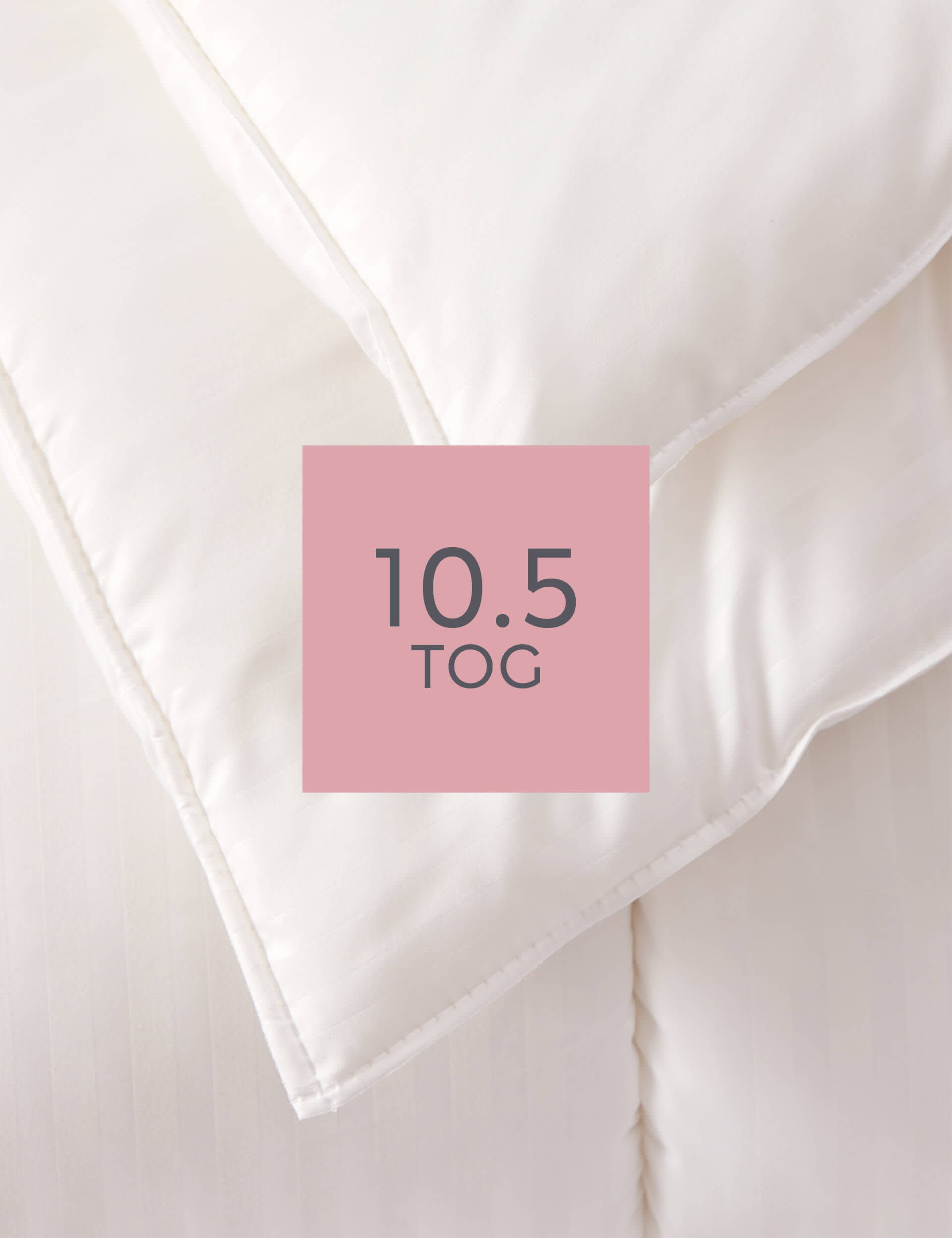 M&S Collection Supremely Washable 10.5 Tog Duvet - SGL - White, White