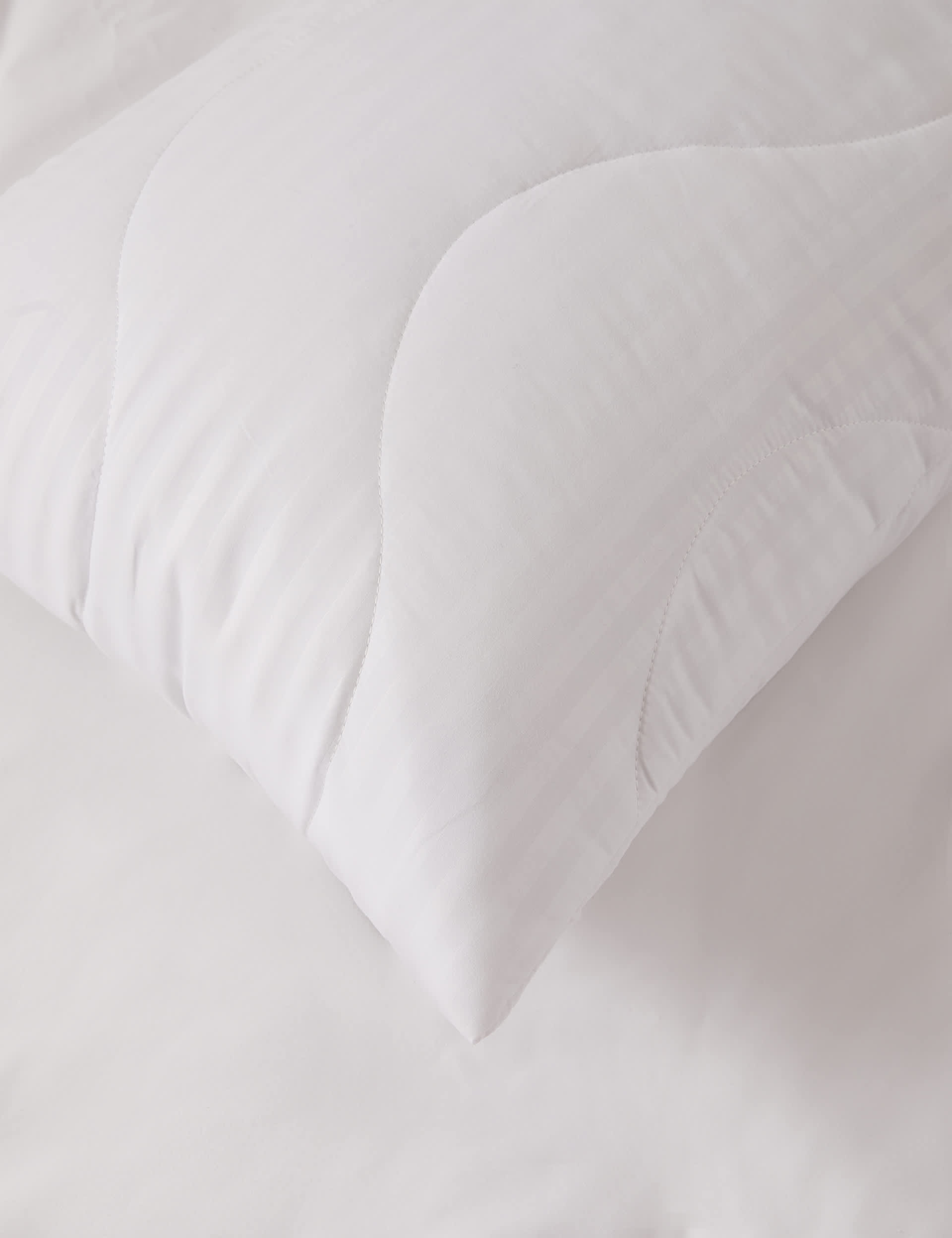 M&S Collection 2 Pack Supremely Washable King Size Pillow Protectors - White, White