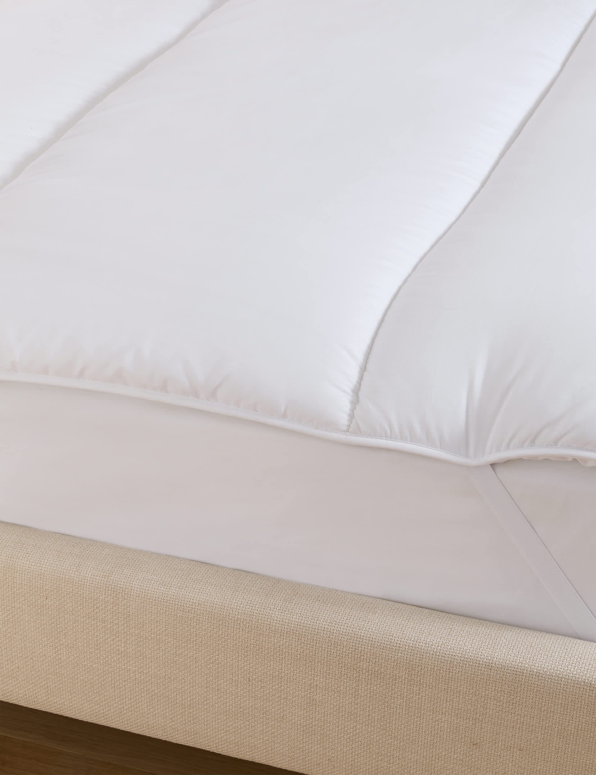 M&S Collection Warm & Toasty Mattress Topper - DBL - White, White