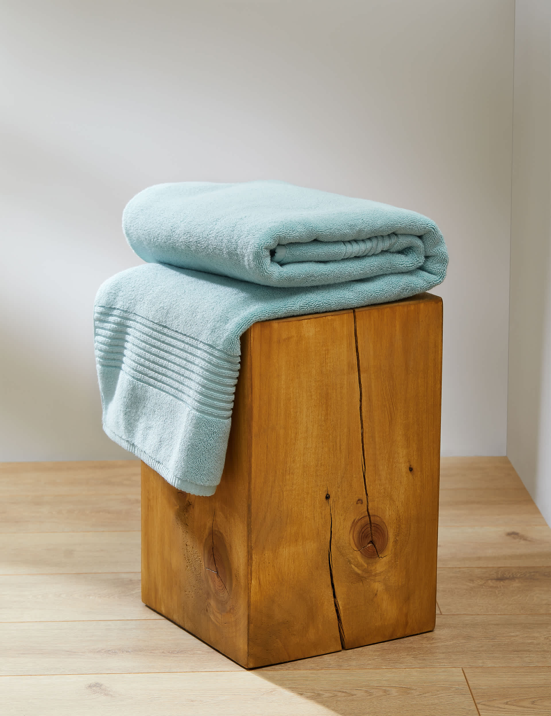 M&S Egyptian Cotton Luxury Heavyweight Towel - HAND - Duck Egg, Duck Egg