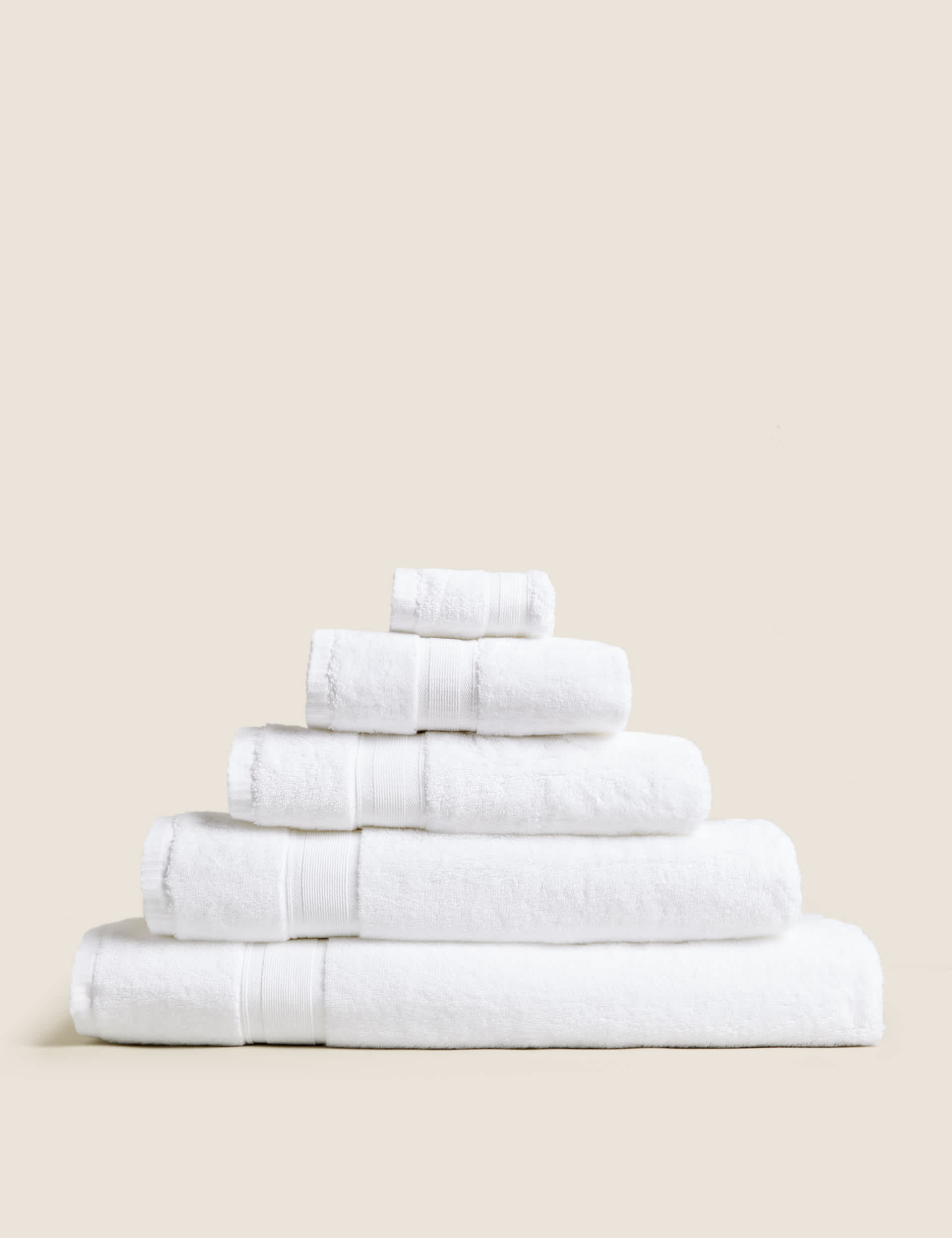 M&S Collection Ultimate Super Soft Pure Cotton Towel - BATH - White, Cappuccino,Raspberry,Teal,Mid B