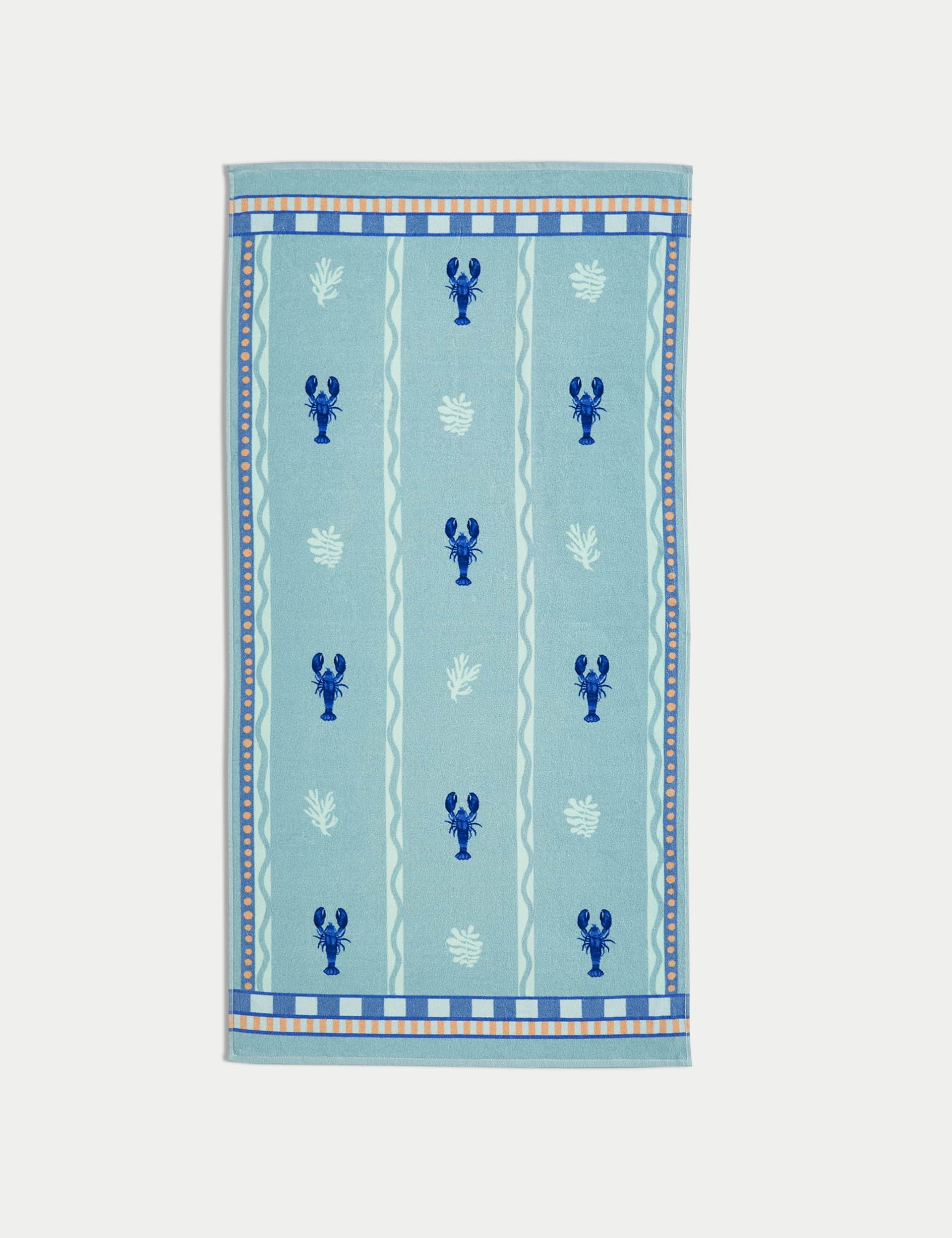 M&S Pure Cotton Lobster Beach Towel