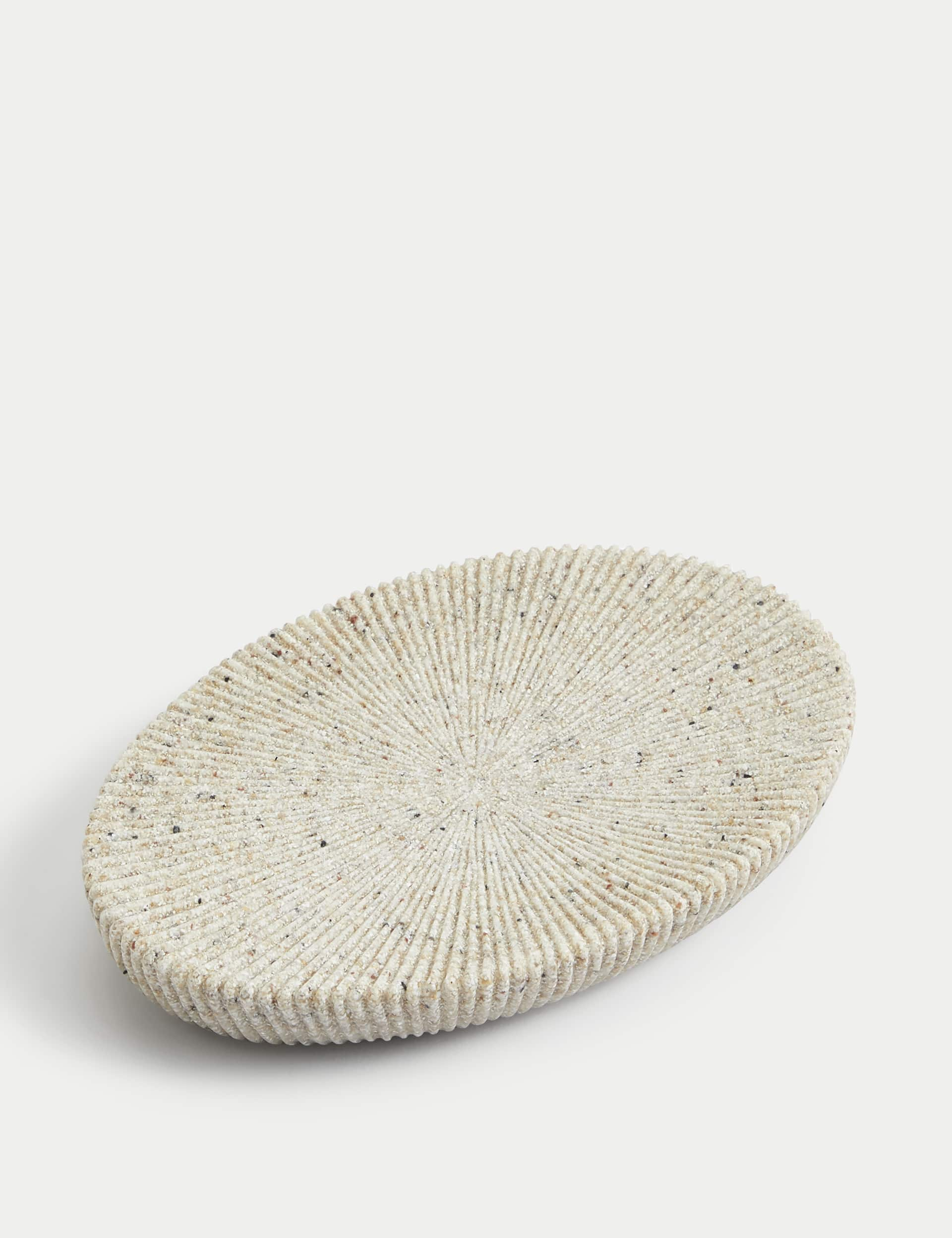 M&S Natural Stone Effect Soap Dish, Natural